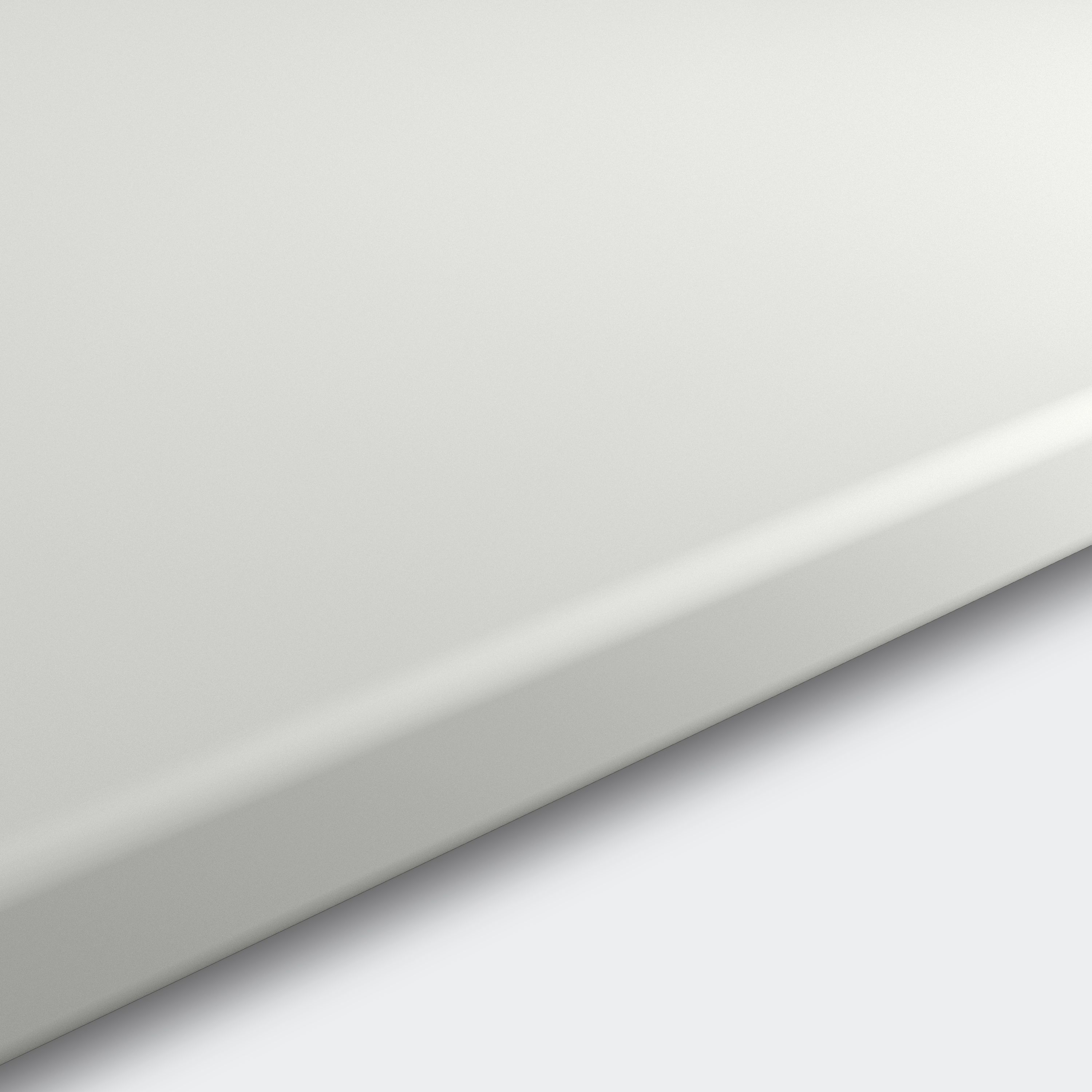 White Stone effect Laminate Post-formed edge Kitchen Worktop, (L)2400mm (T)28mm