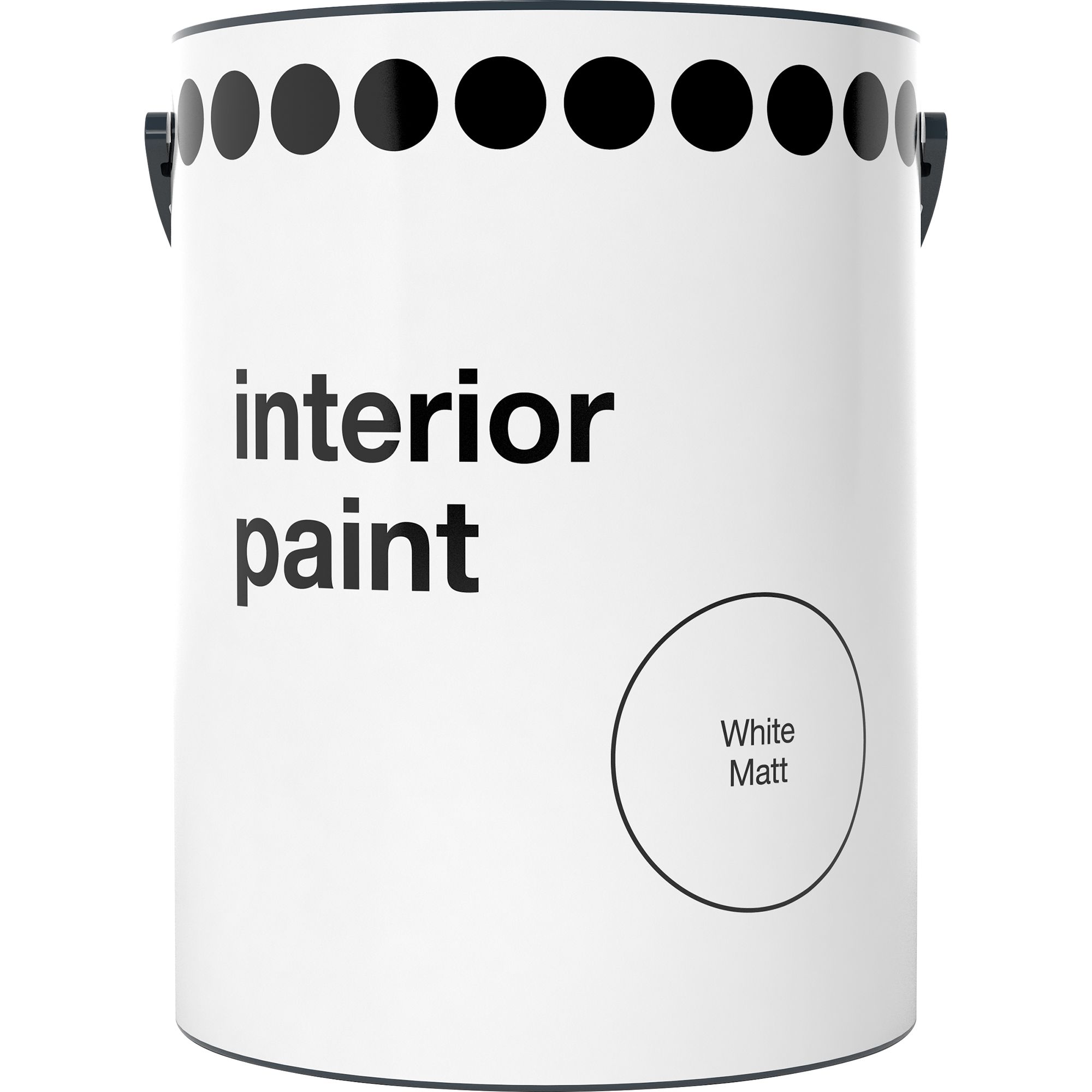 White Vinyl matt Wall & ceiling Emulsion paint, 5L