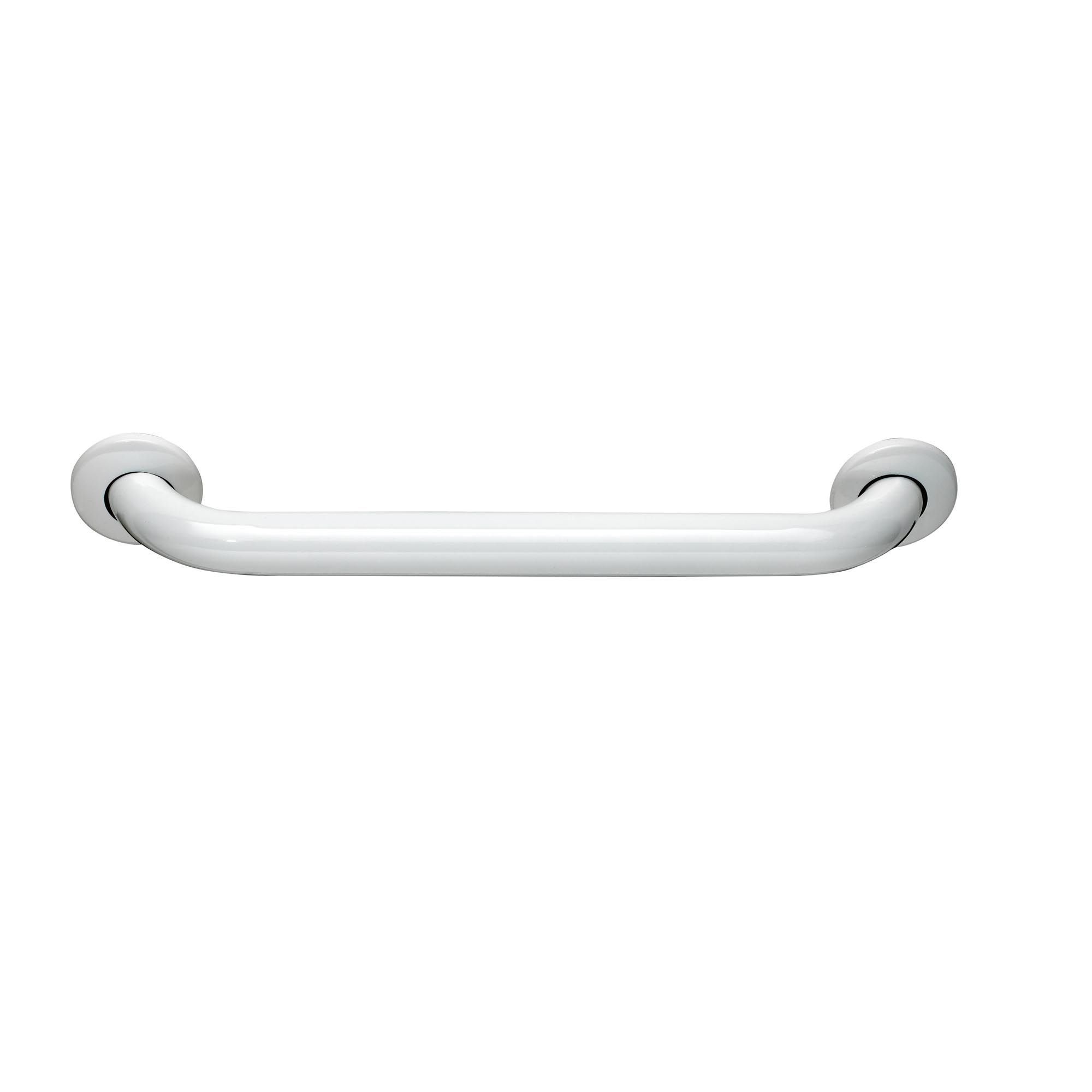 White Wall-mounted Grab rail (L)383mm