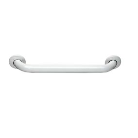 White Wall-mounted Grab rail (L)383mm