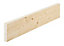Whitewood spruce Timber (L)2.4m (W)150mm (T)25mm, Pack of 6