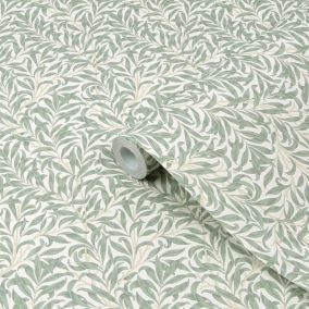 William Morris at Home AW RC B&Q 2024 Soft Sage Smooth Wallpaper