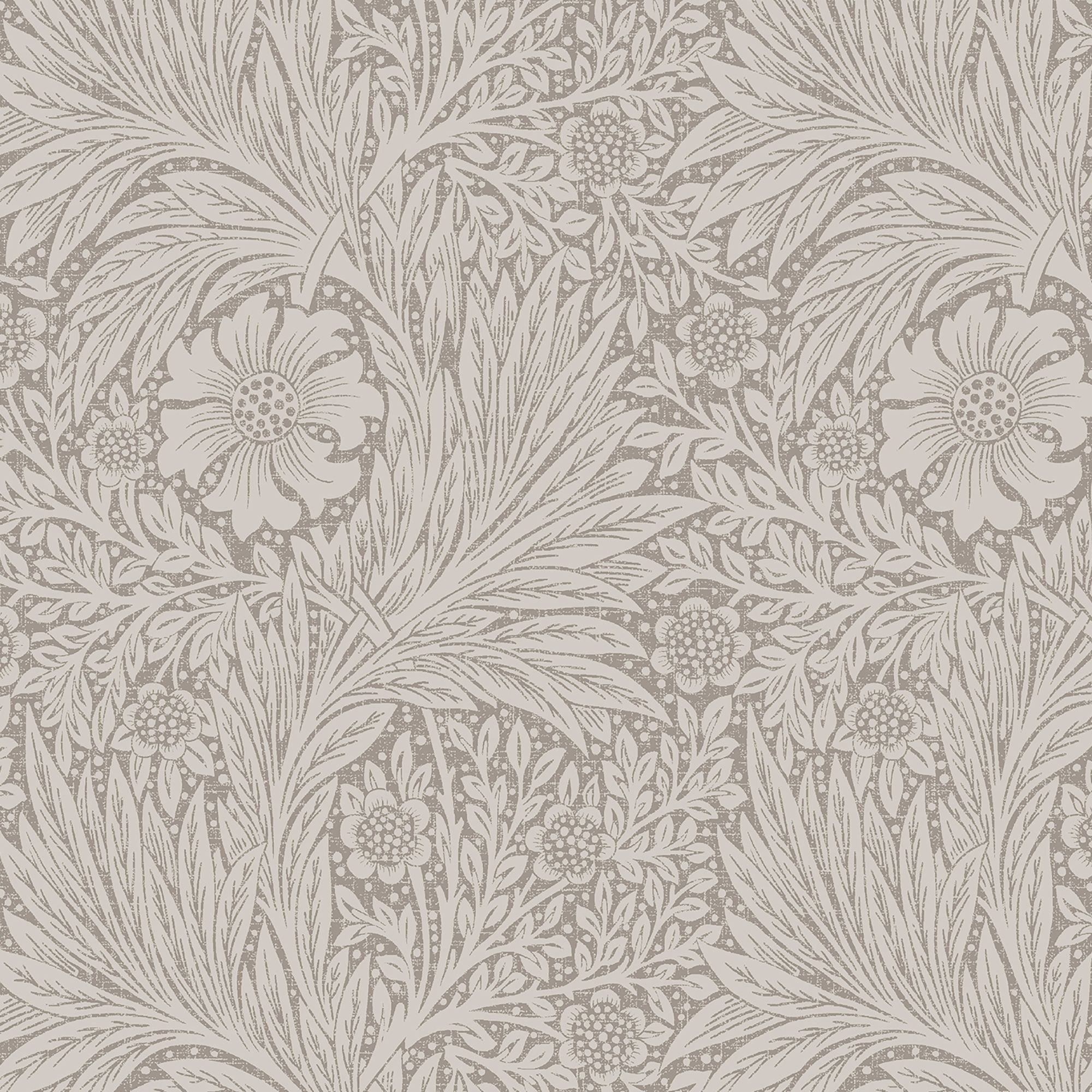 William Morris Champagne Marigold Metallic effect Smooth Wallpaper