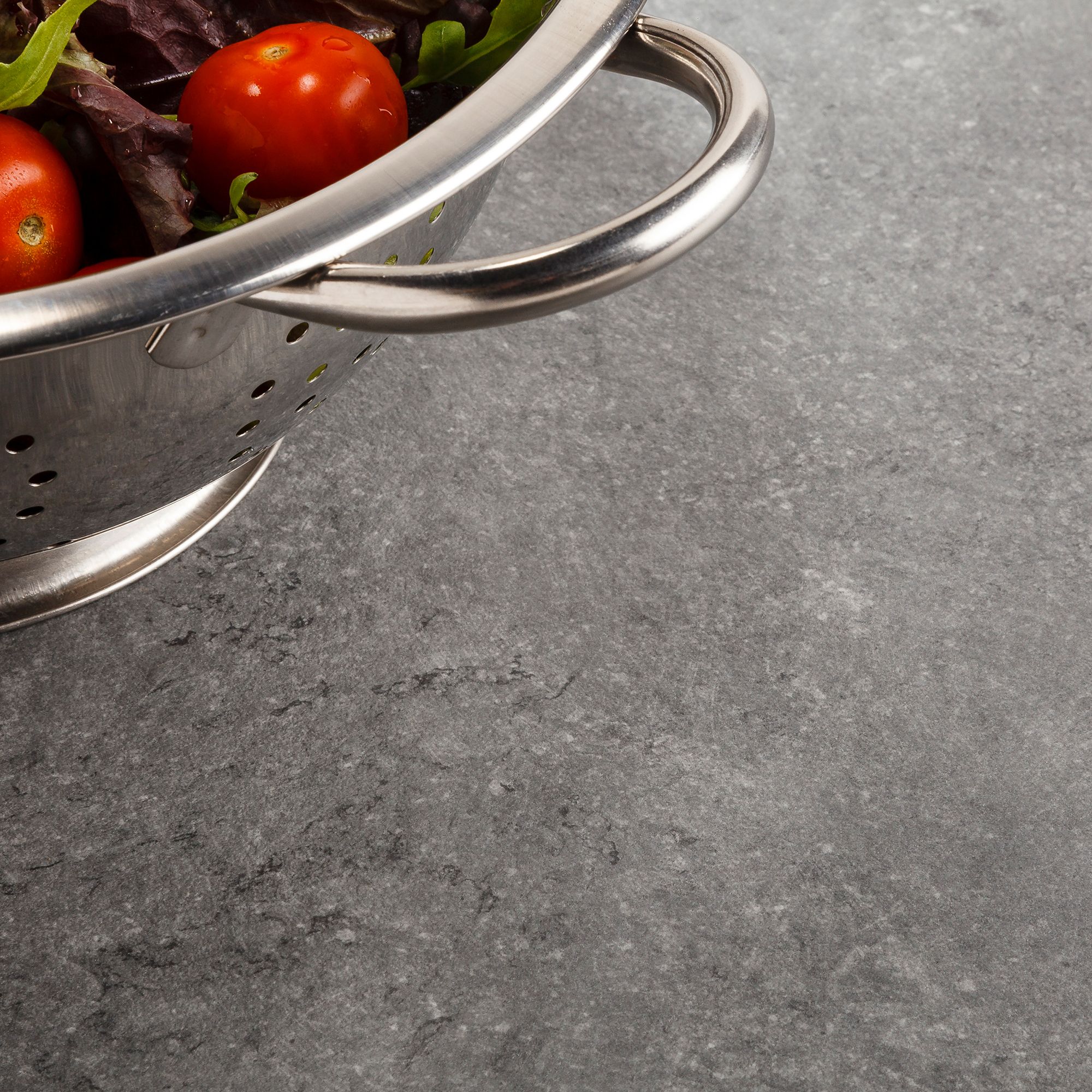 Wilsonart Brasilia Matt Grey Stone effect Laminate Square edge Kitchen Breakfast bar, (L)3000mm (W)900mm (T)22mm