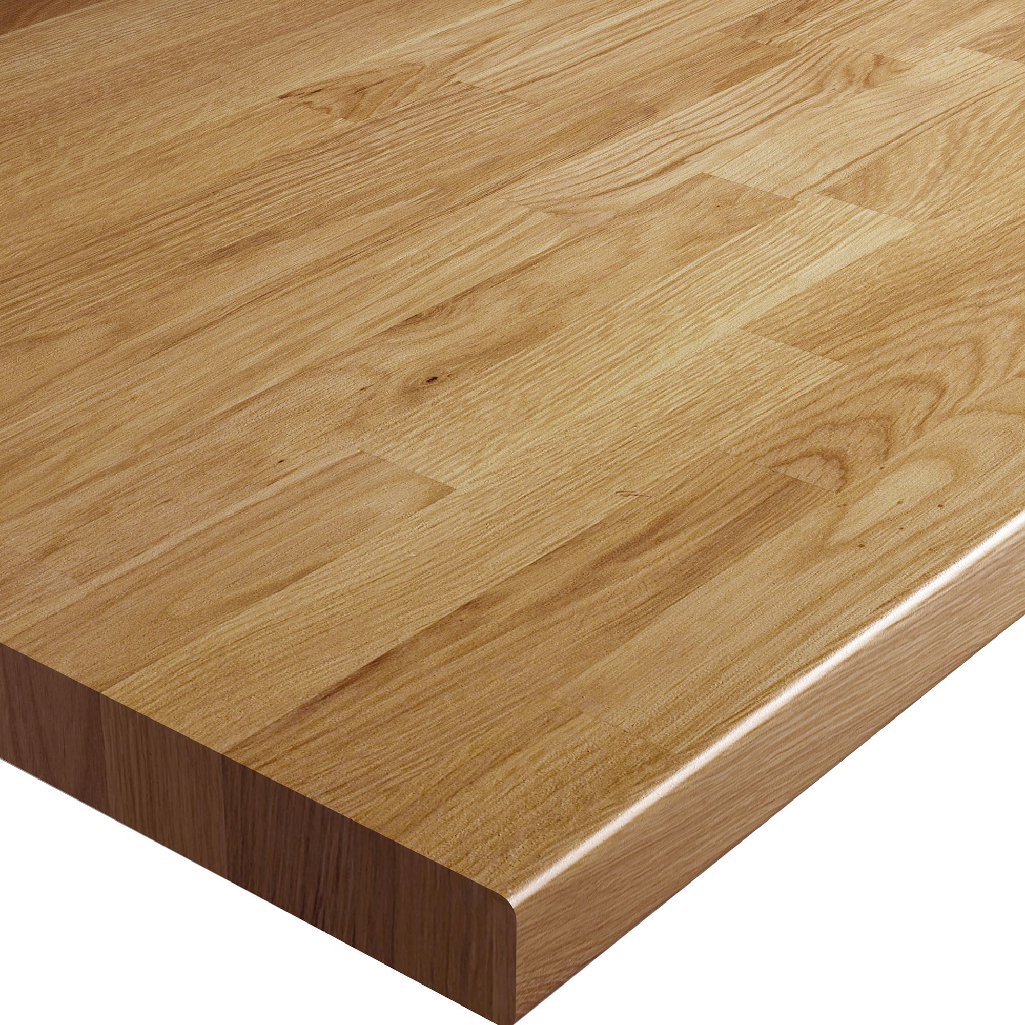Wilsonart Colmar oak Matt Wood effect Laminate Post-formed edge Kitchen Worktop, (L)3000mm (W)600mm (T)38mm