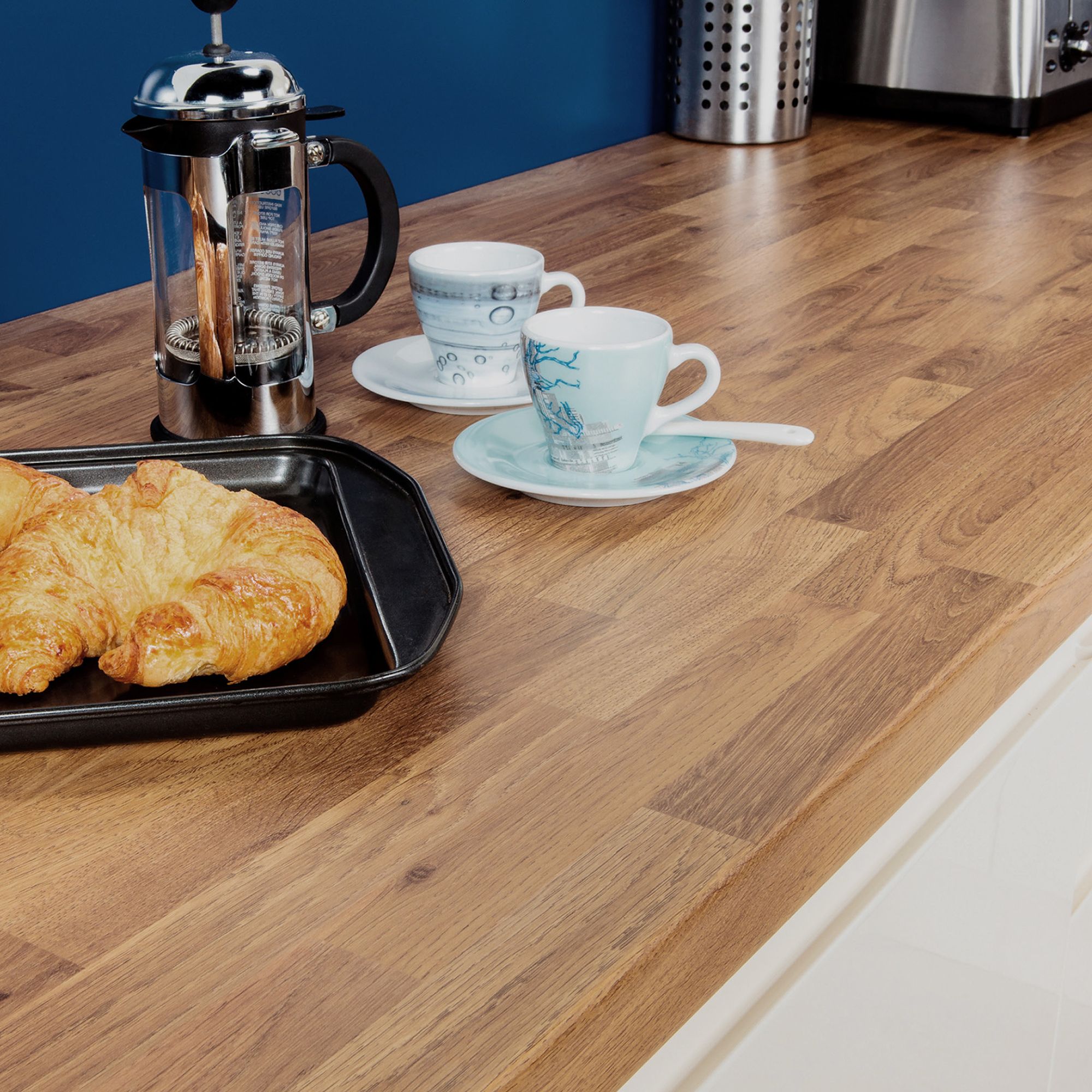 Wilsonart Colmar oak Matt Wood effect Laminate Post-formed edge Kitchen Worktop, (L)3000mm (W)600mm (T)38mm
