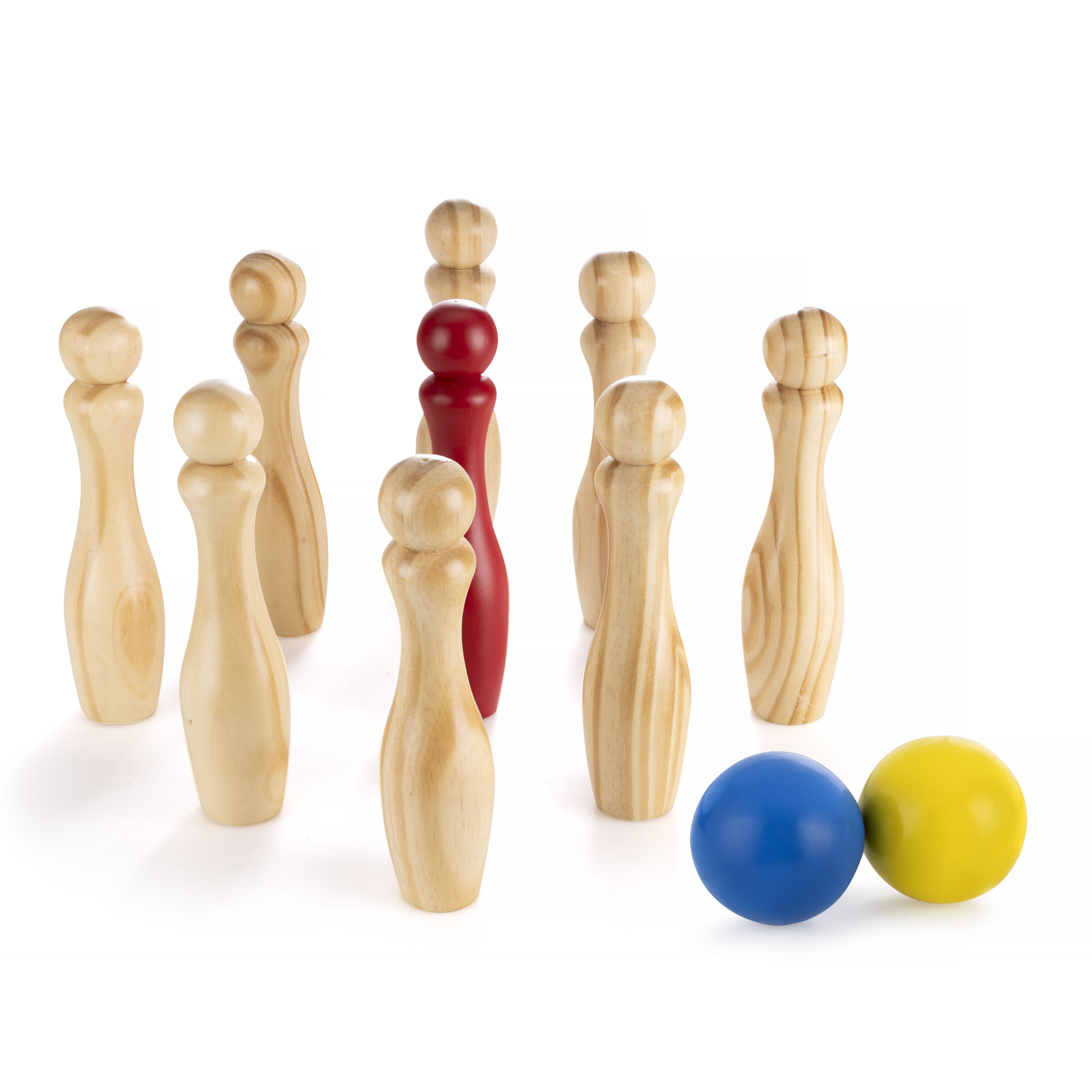 Wilton Bradley Multicolour Timber Garden Skittles Set