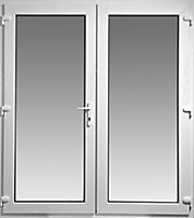 Wimborne 1 Lite Glazed White uPVC External French Door set, (H)2055mm (W)1790mm