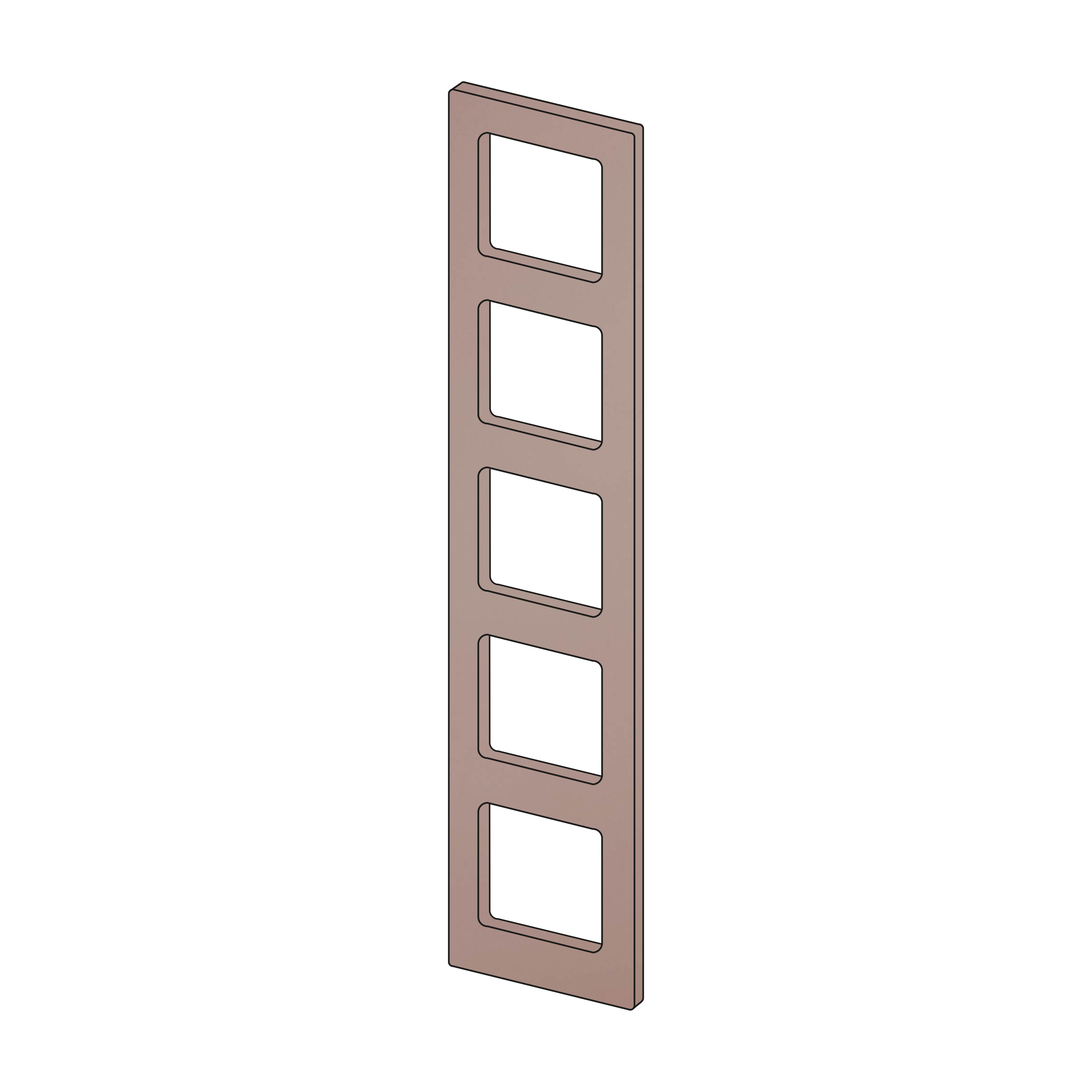 WINE RACK DOOR CUTLER ANT ROSE