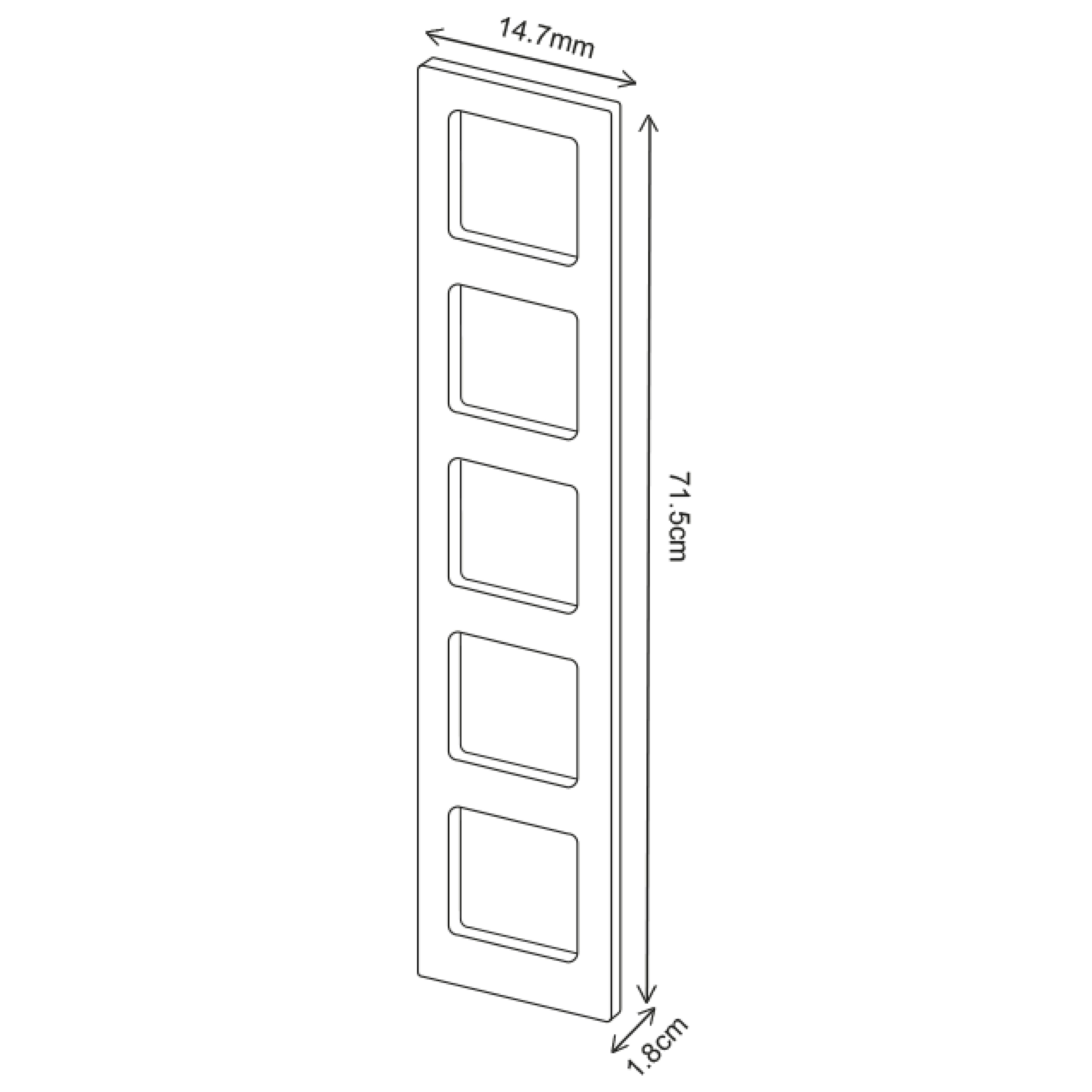 WINE RACK DOOR CUTLER RED