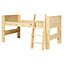 Wizard Pine effect Single High sleeper bed extension kit