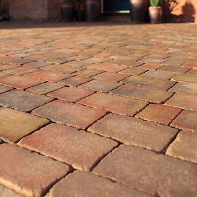 Woburn rumbled Brindle Block paving (L)100mm (W)134mm (T)50mm, Pack of 672