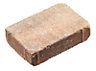 Woburn rumbled Grey Block paving (L)134mm (W)134mm, Pack of 504