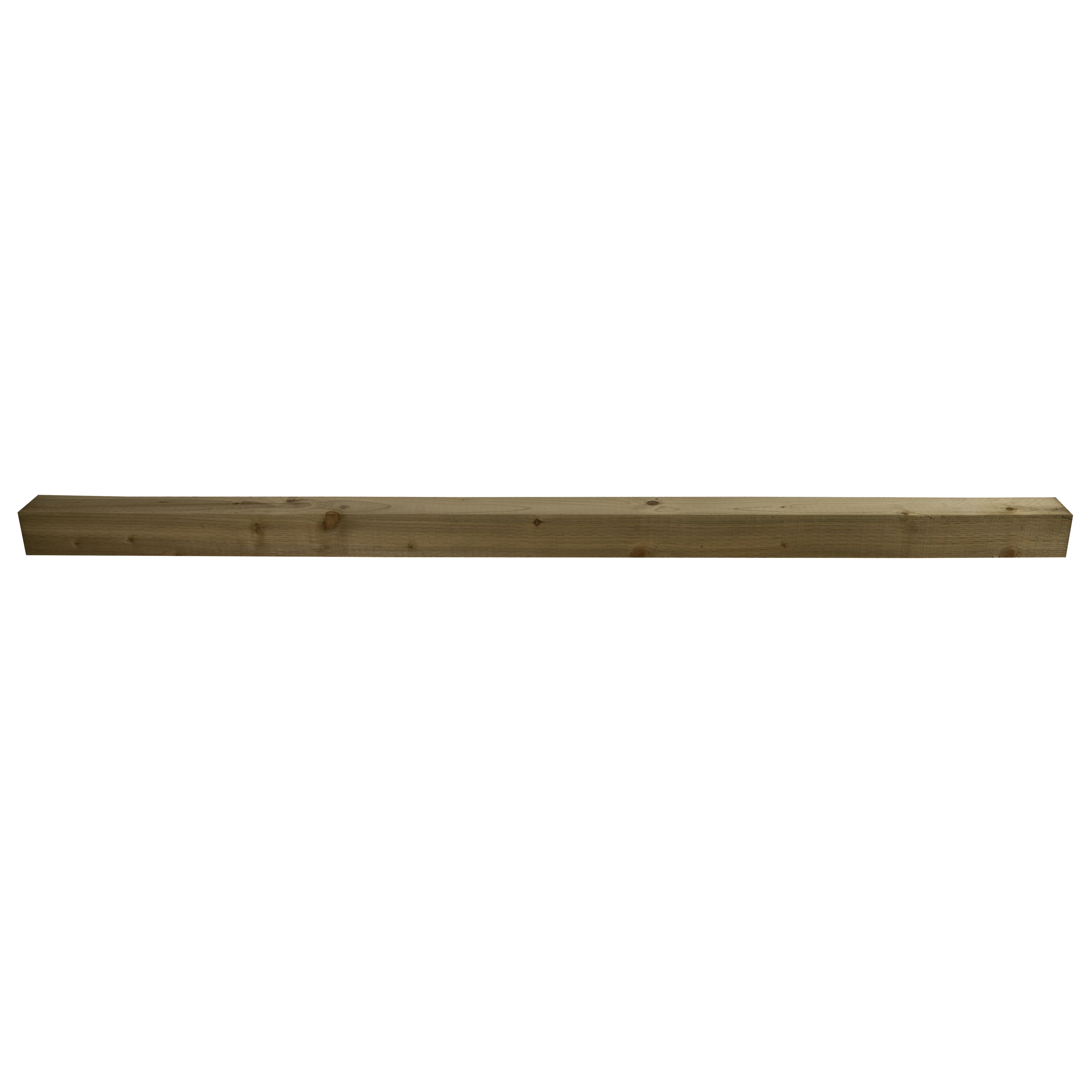 WOODEN POST INCISED 10X10X240 UC4 GRN