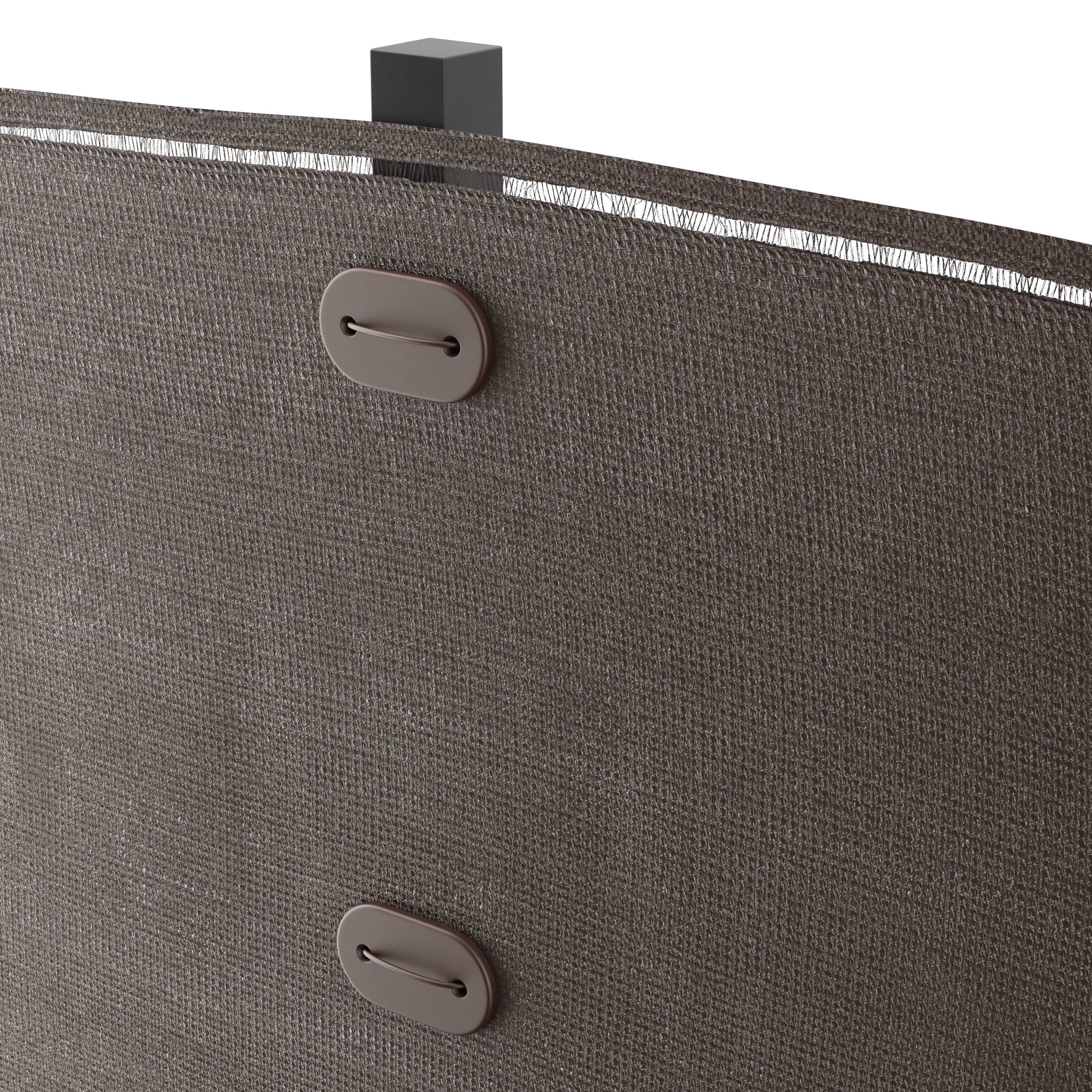 Woven breeze Brown High-density polyethylene (HDPE) & woven fibre Garden screen (H)1m (W)3m