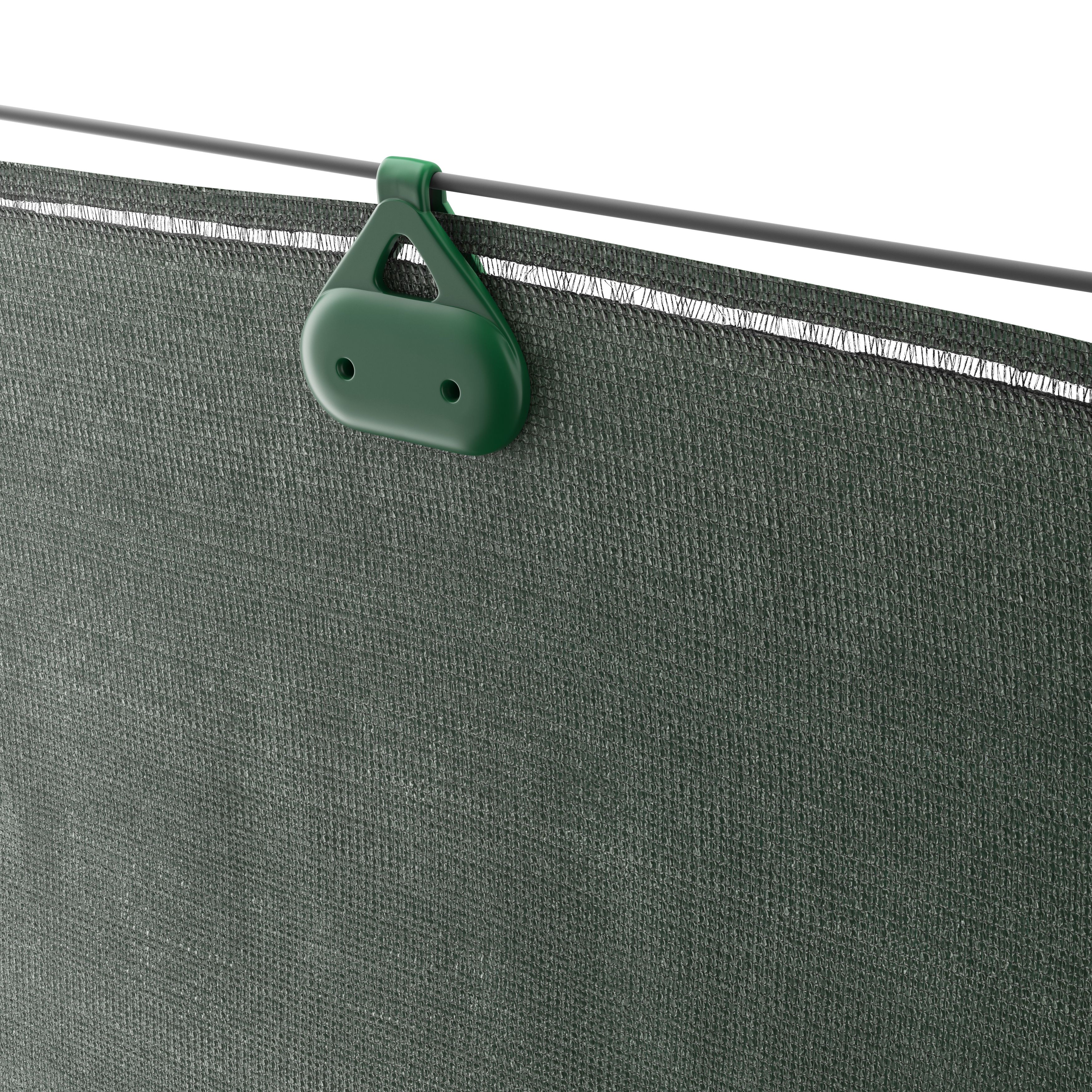 Woven breeze Green Polyethylene (PE) Garden screen (H)1m (W)3m