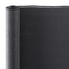 Woven breeze Grey High-density polyethylene (HDPE) & woven fibre Garden screen (H)1m (W)3m