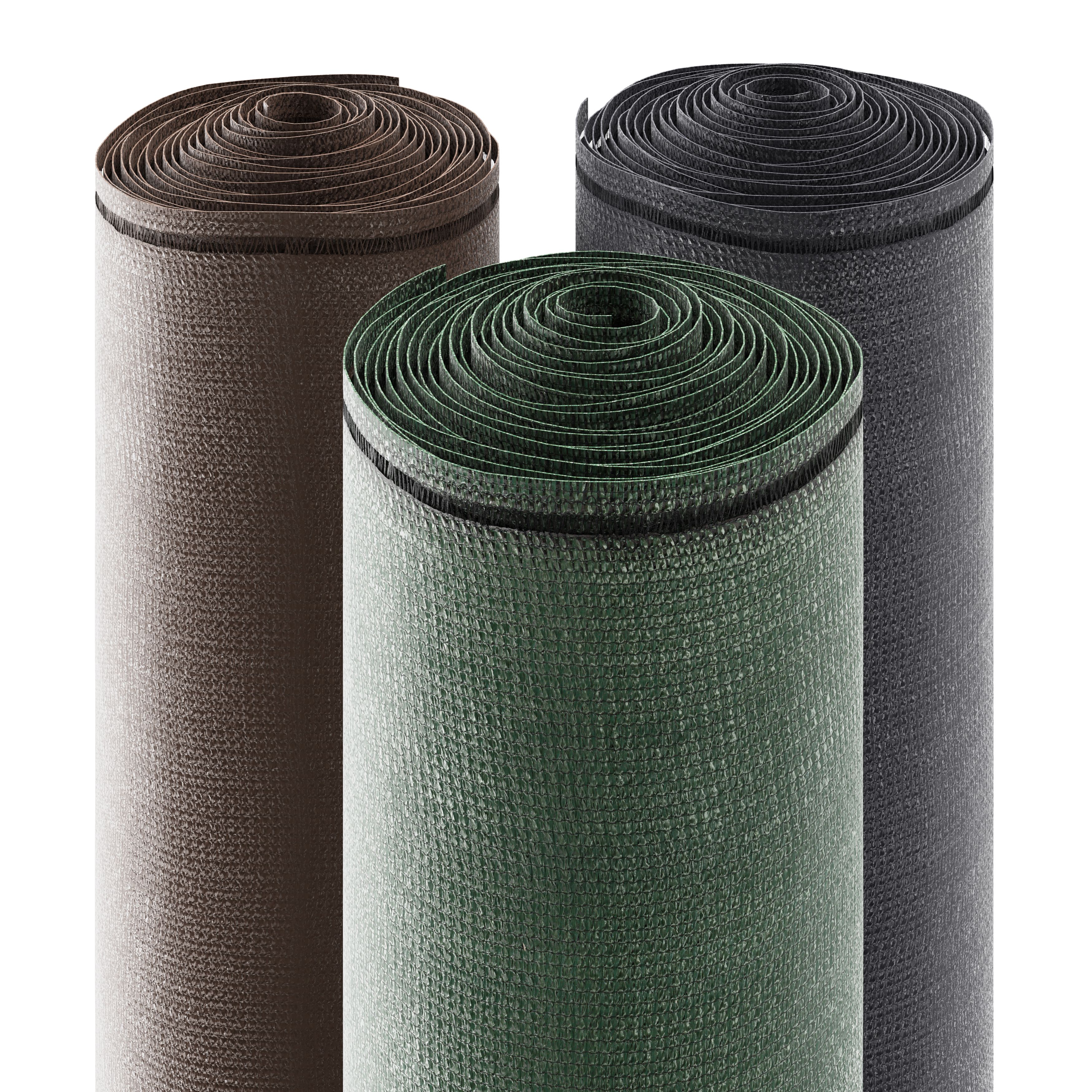 Woven breeze Grey High-density polyethylene (HDPE) & woven fibre Garden screen (H)1m (W)3m