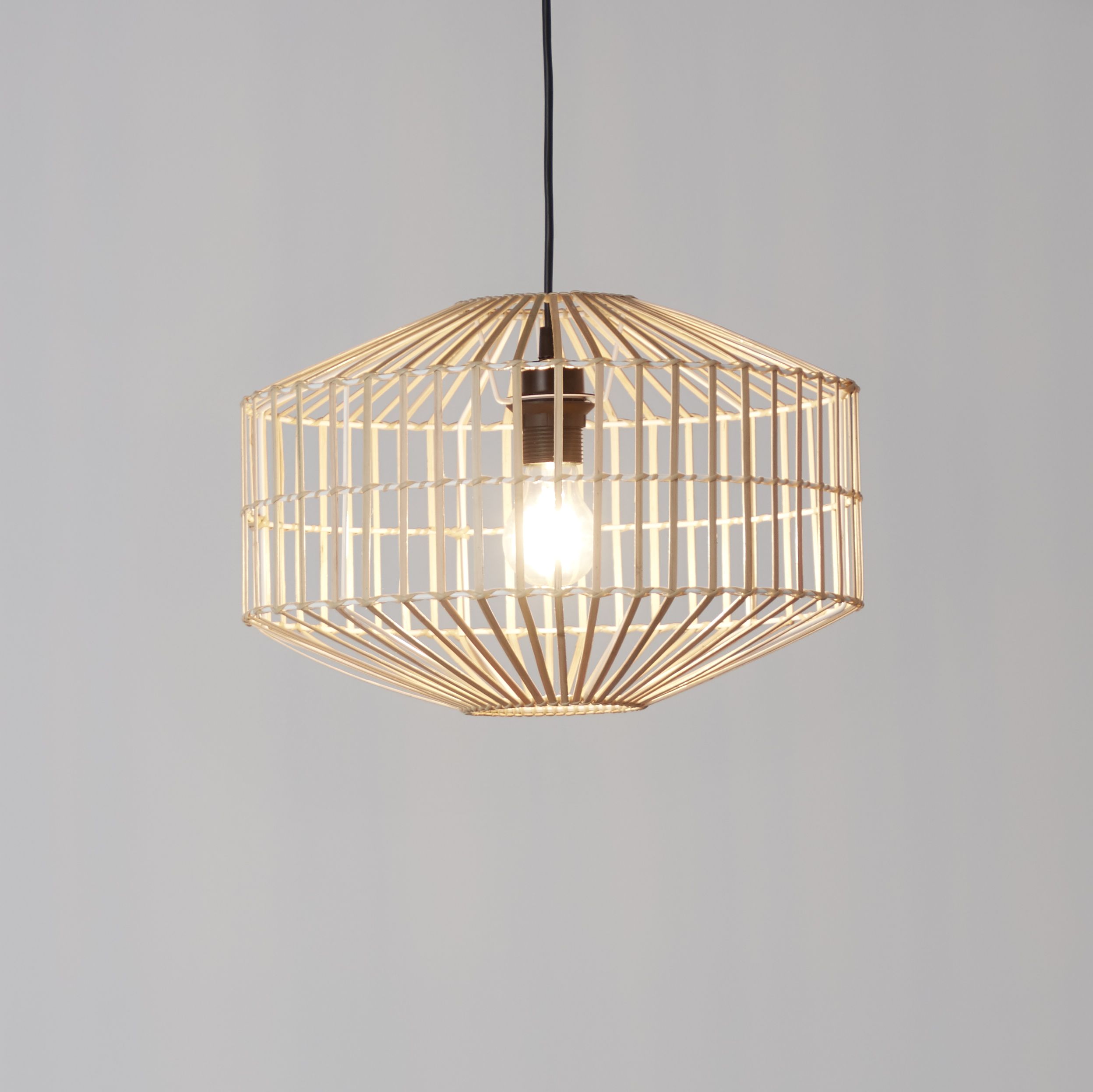 Wutai Natural Pendant ceiling light, (Dia)380mm