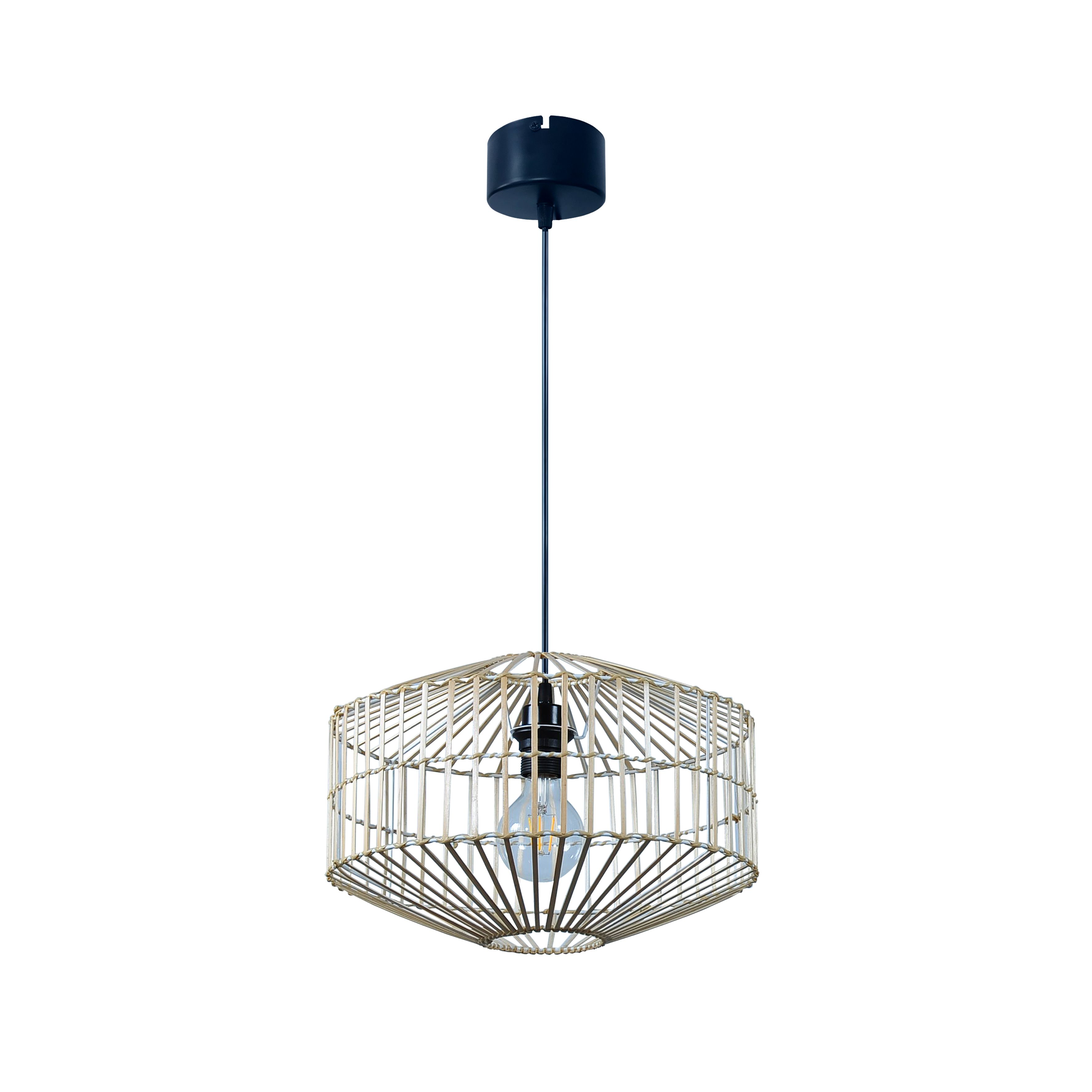 Wutai Natural Pendant ceiling light, (Dia)380mm