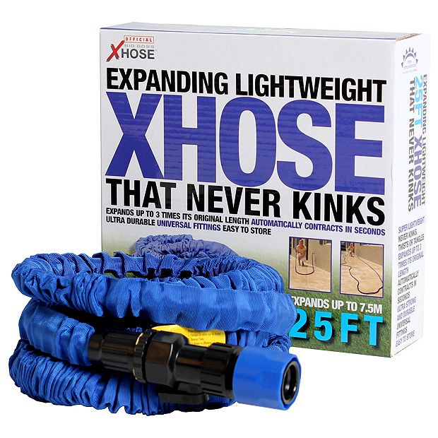 XHose Blue Extendable Hose pipe L 7.62m Tradepoint