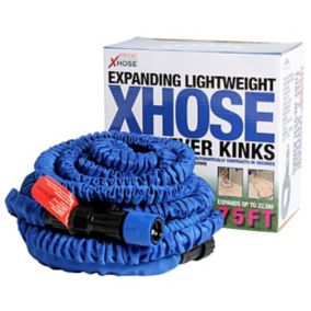 XHose Blue Flexible Extendable Expanding Hose pipe (L)22.24m