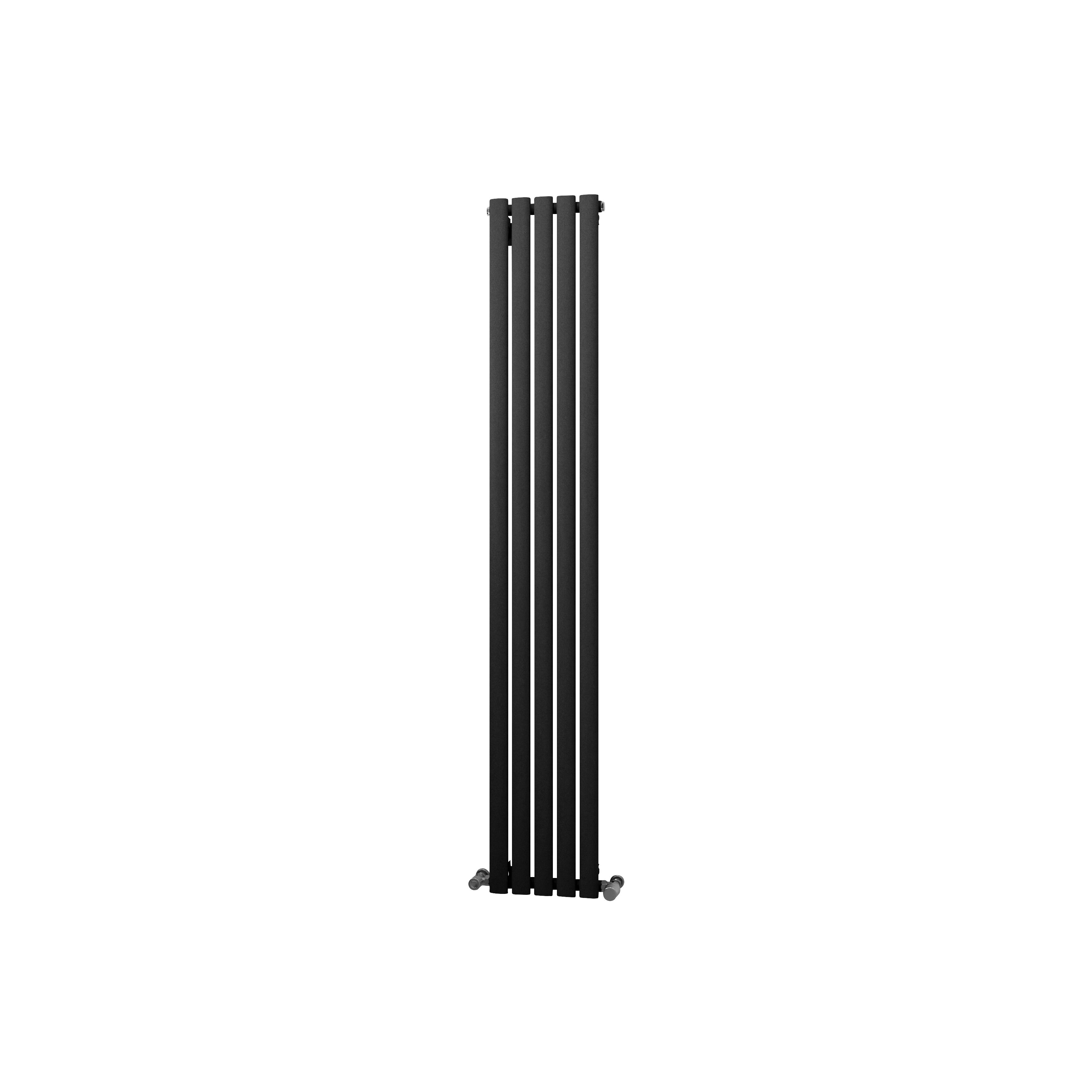 Ximax Champion Anthracite Vertical Designer Radiator, (W)294mm x (H)1800mm