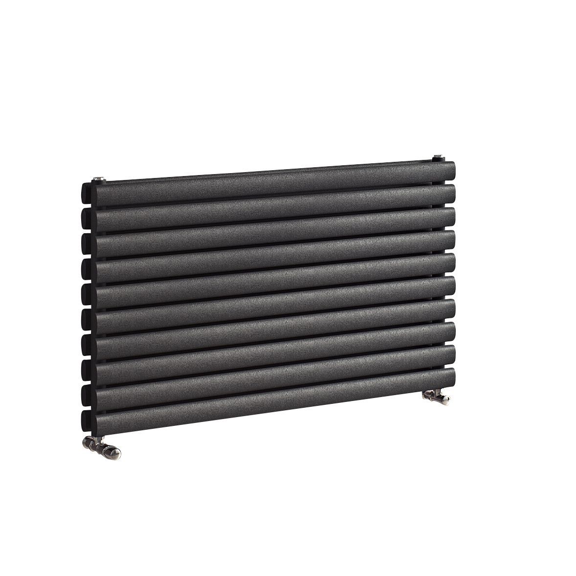 Ximax Champion Duplex Anthracite Horizontal Designer Radiator, (W)1000mm x (H)584mm
