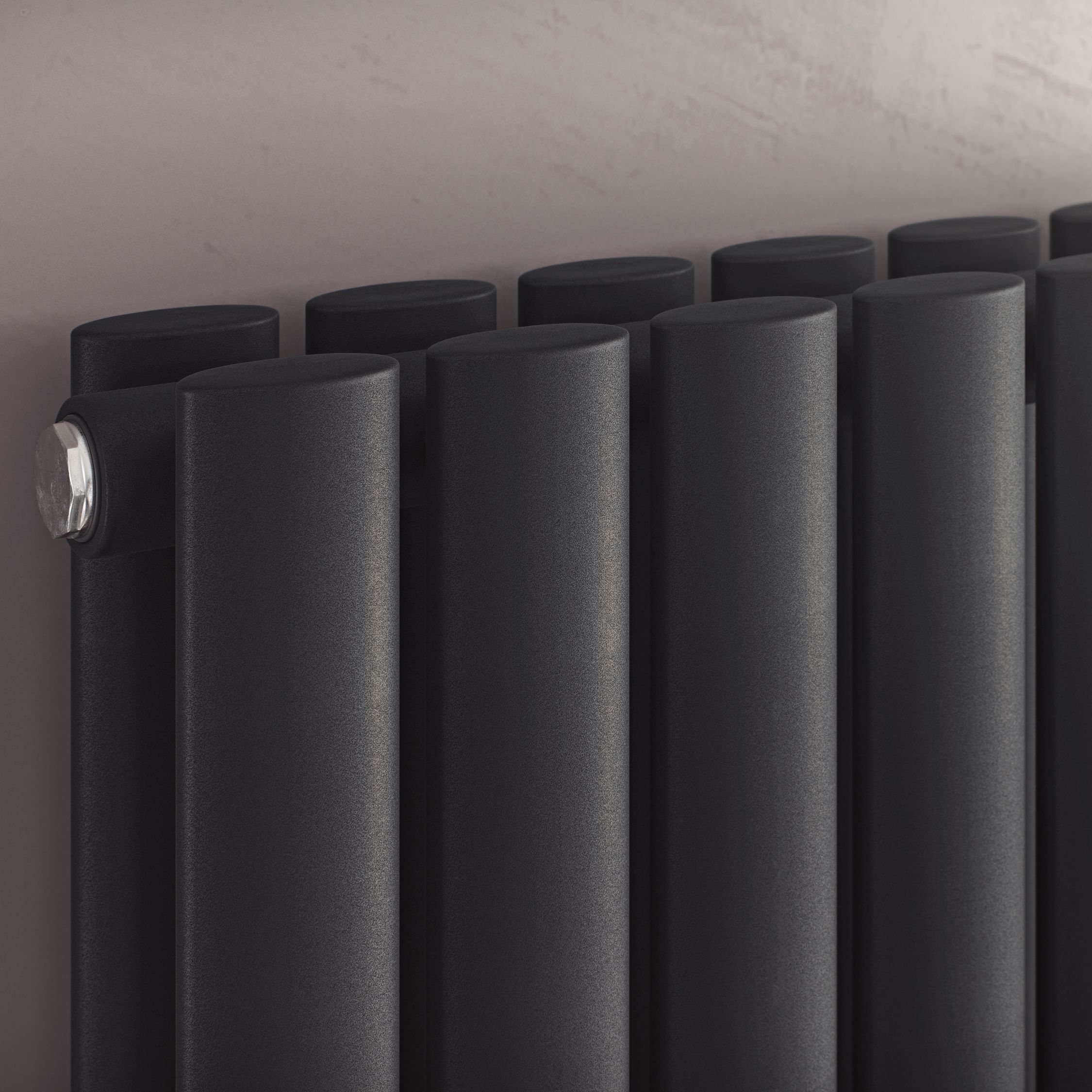 Ximax Champion Duplex Anthracite Vertical Designer Radiator, (W)526mm x (H)1800mm