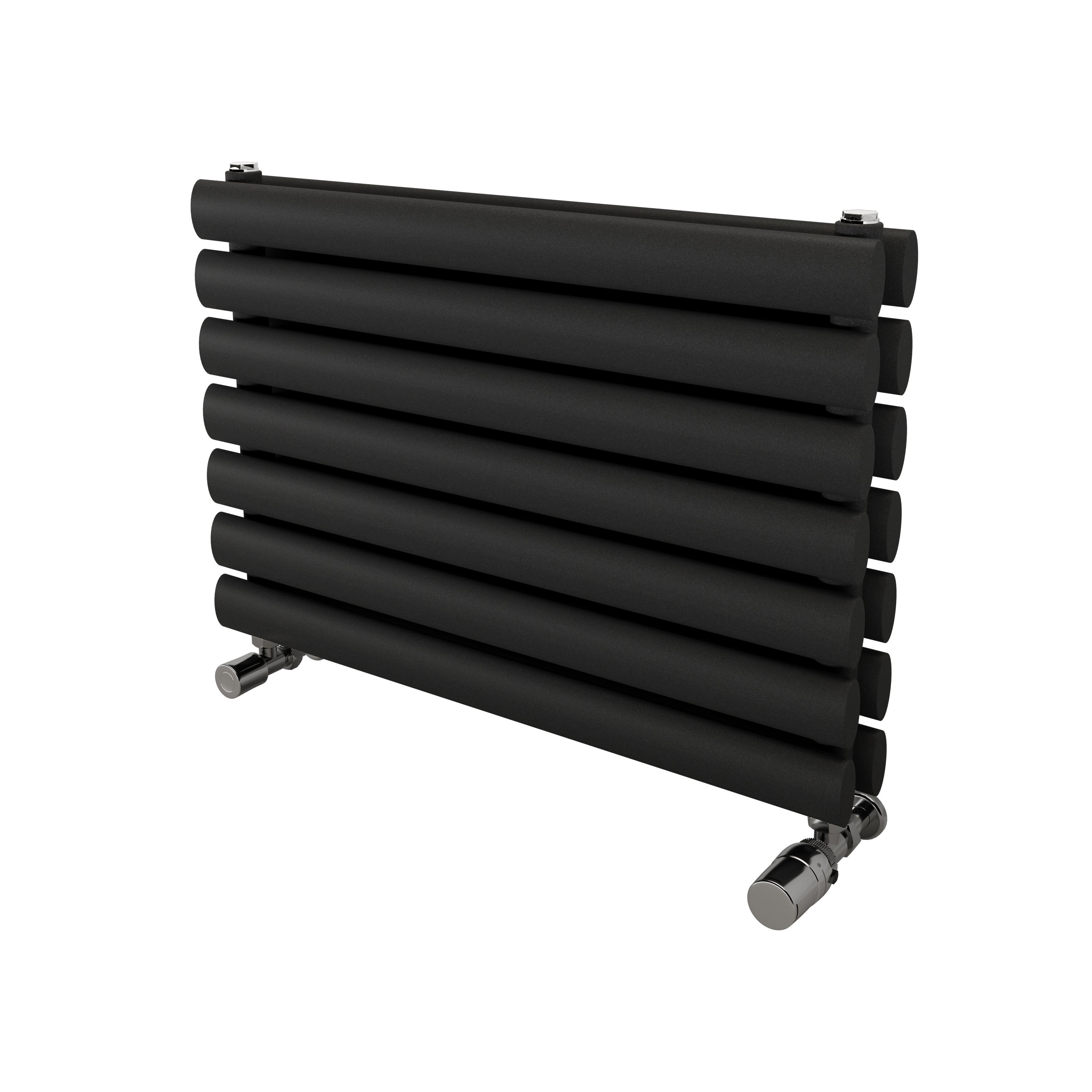 Ximax Champion Duplex Matt anthracite Horizontal Designer Radiator, (W)600mm x (H)410mm