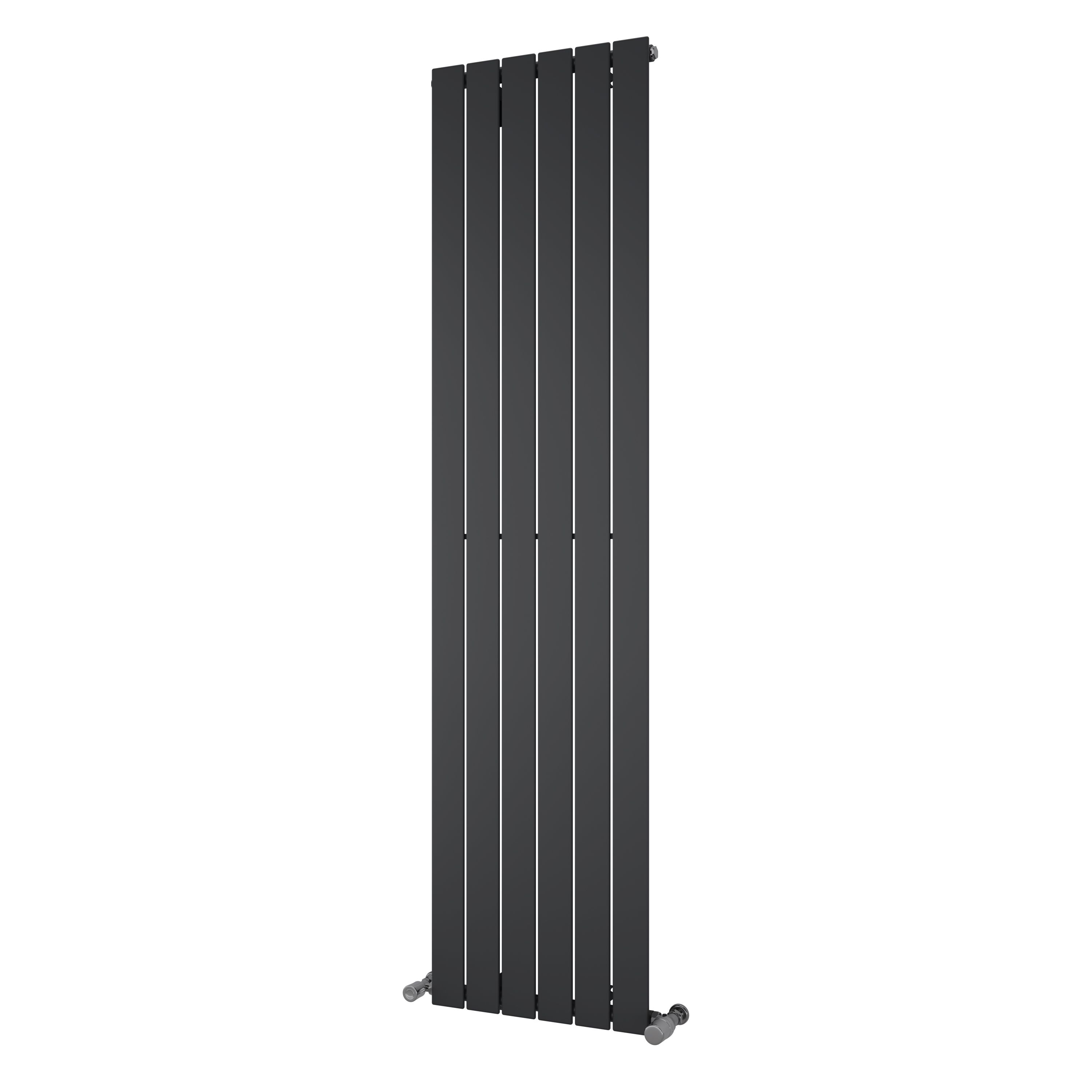 Ximax Champion Horizontal Satin anthracite Vertical Designer Radiator, (W)445mm x (H)1800mm
