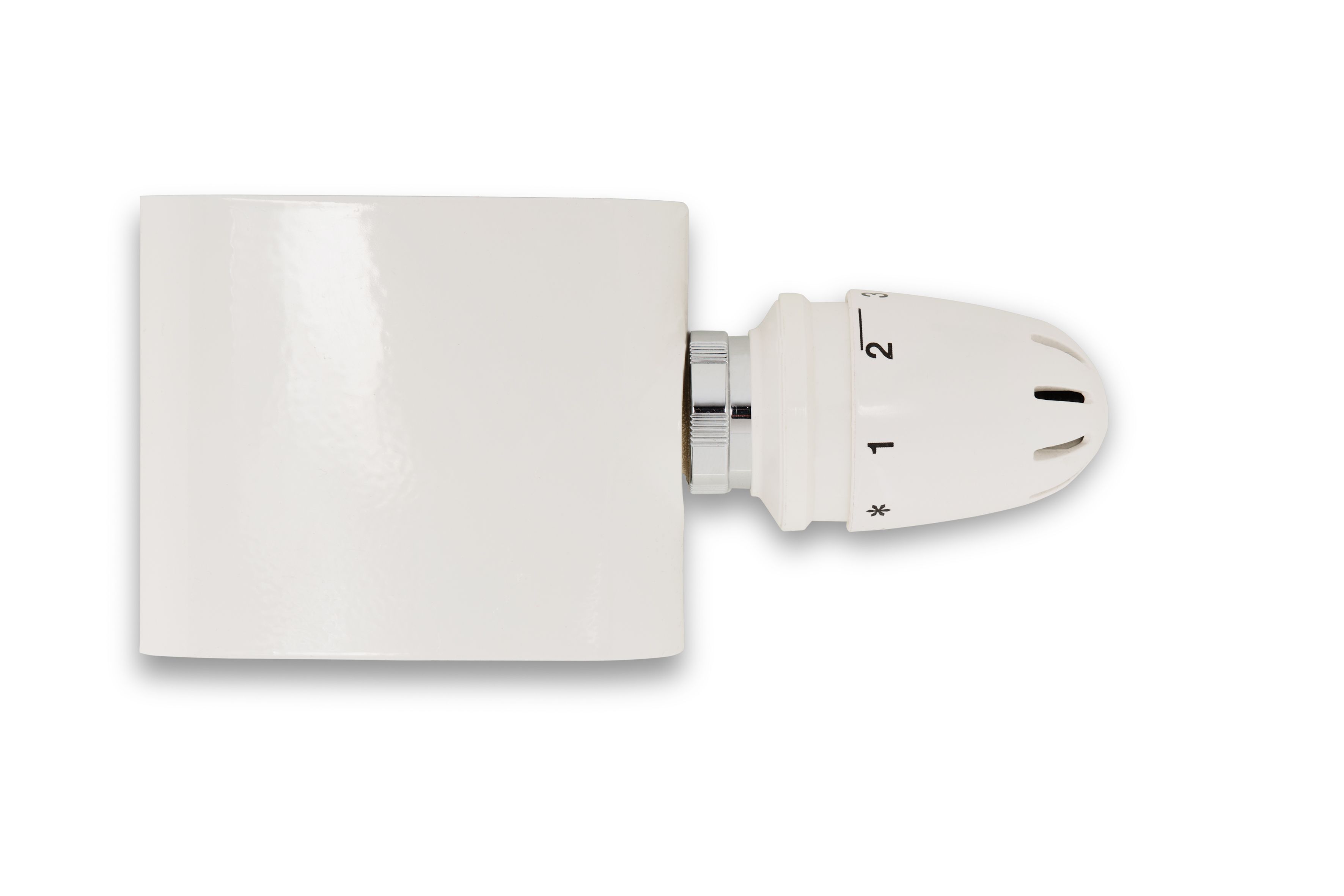 Ximax CVS070409 White Straight Radiator valve (Dia)15mm