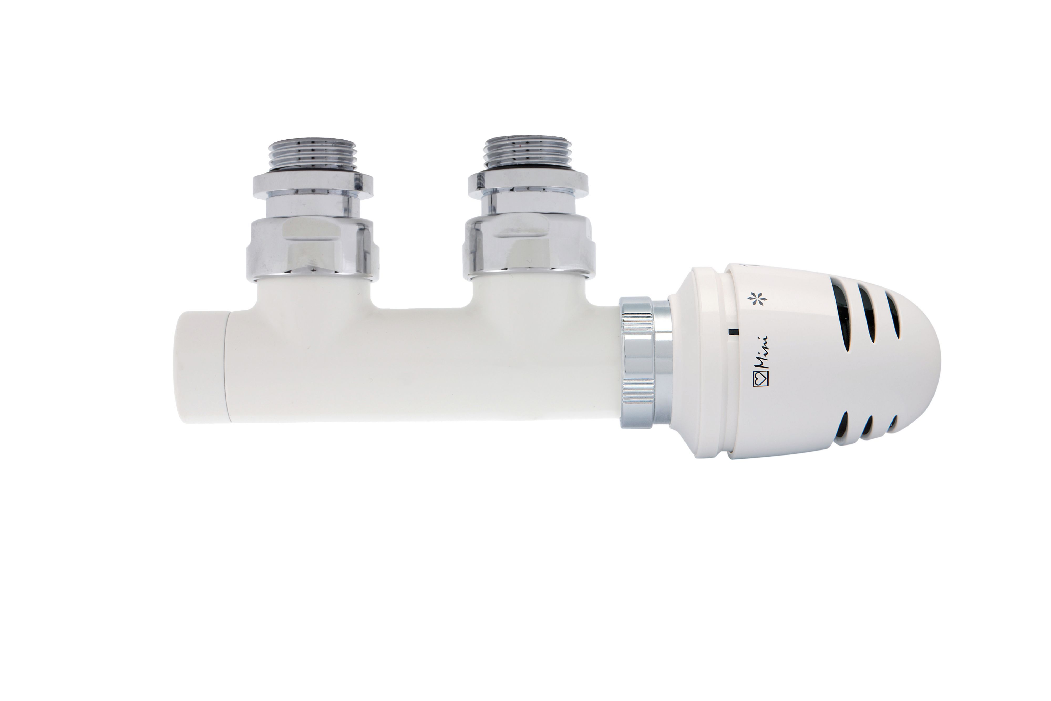 Ximax CVS070428 White Angled Radiator valve (Dia)15mm