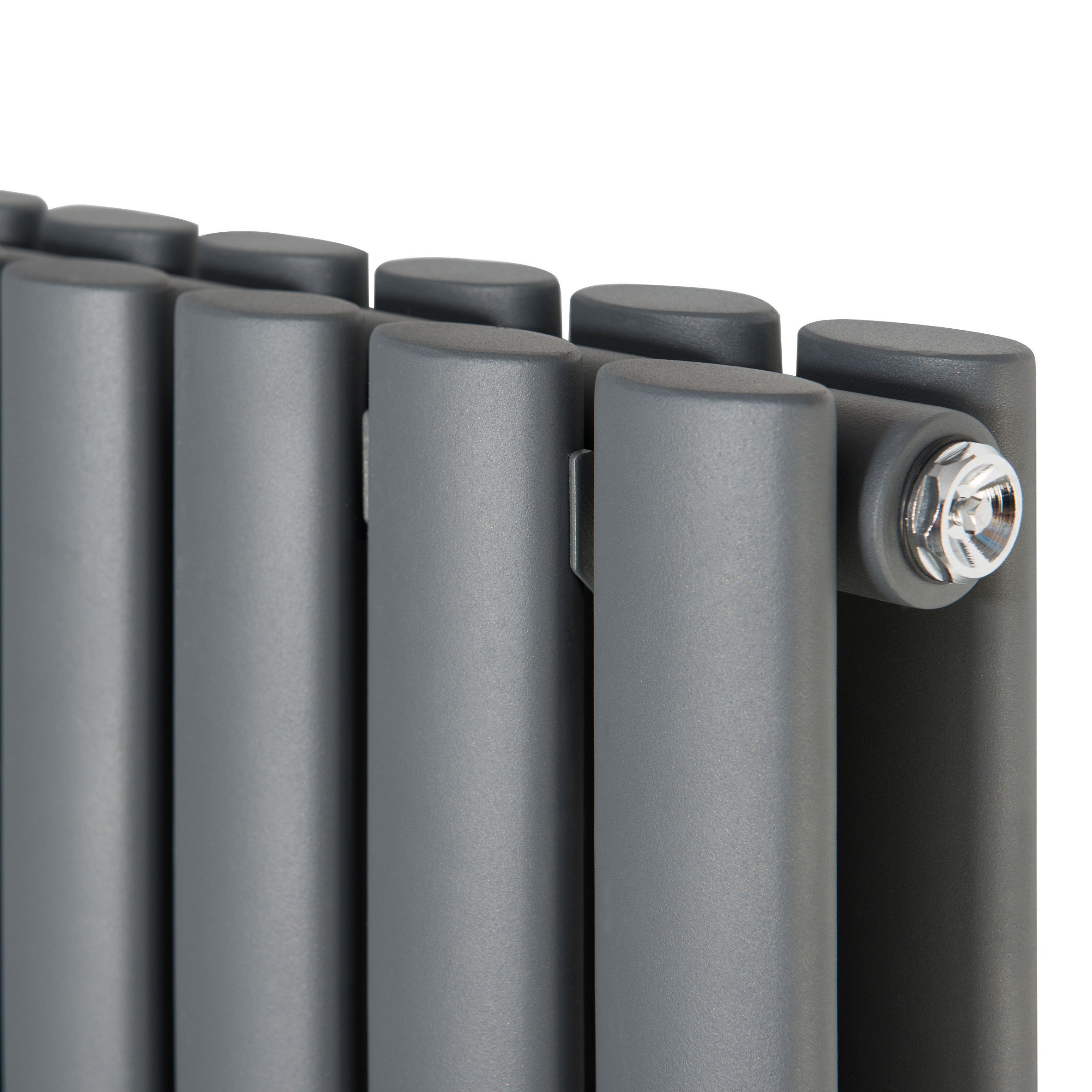 Ximax Fortuna Duplex Anthracite Vertical Designer Radiator, (W)236mm x (H)1800mm