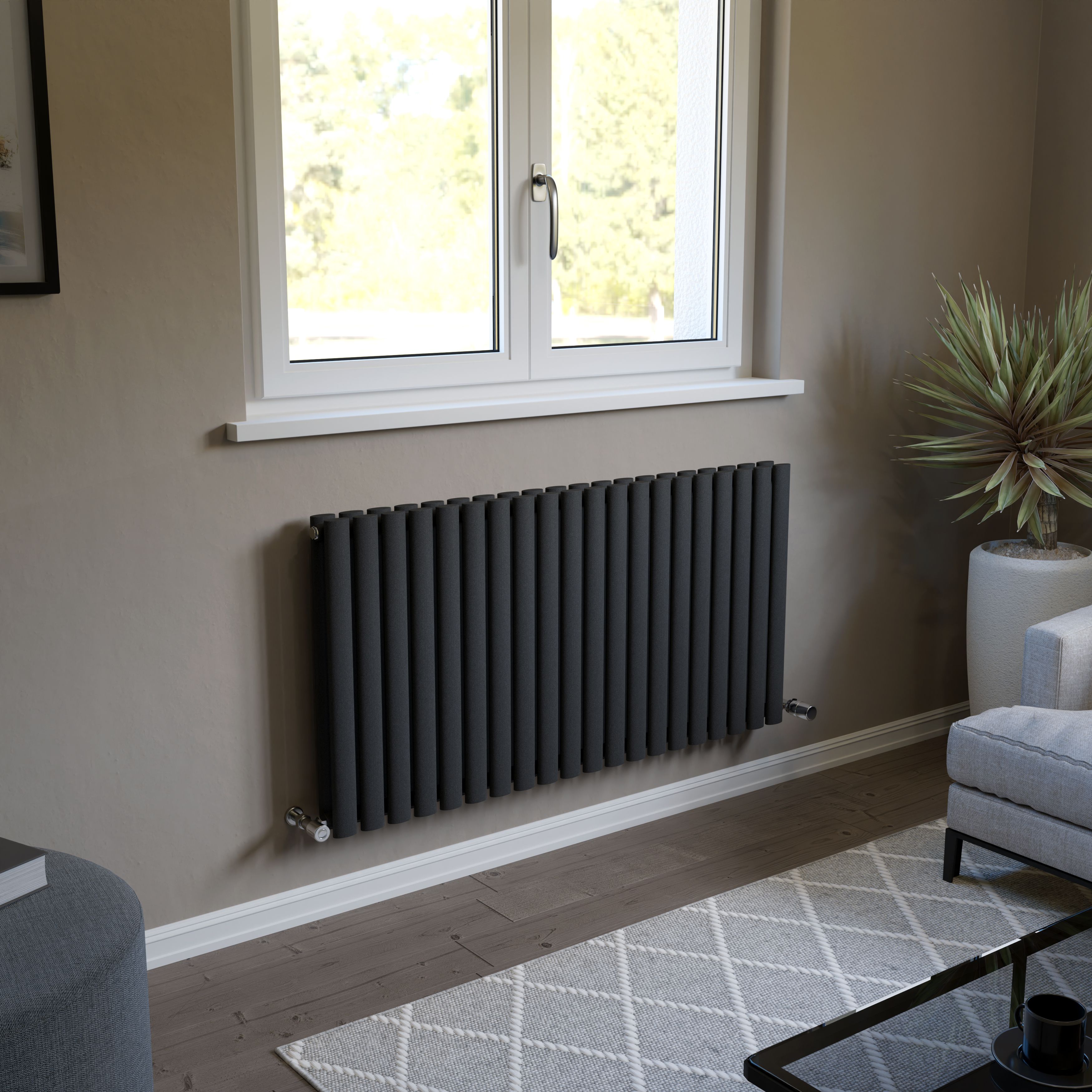 Ximax Fortuna Duplex FORD60118A Anthracite Horizontal Designer