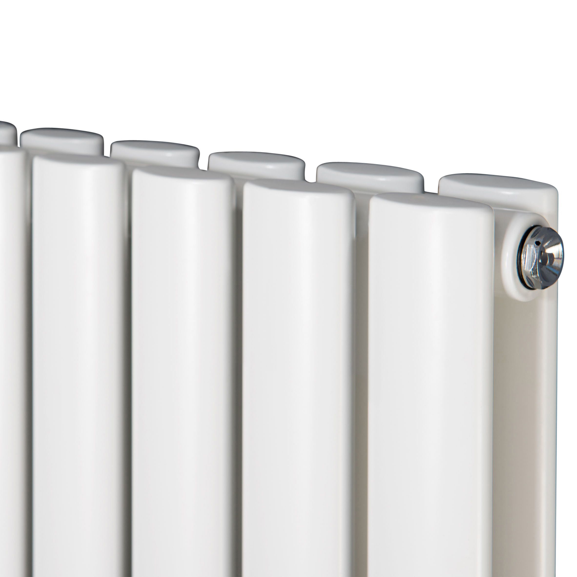 Ximax Fortuna Duplex White Horizontal Designer Radiator, (W)1180mm x (H)600mm