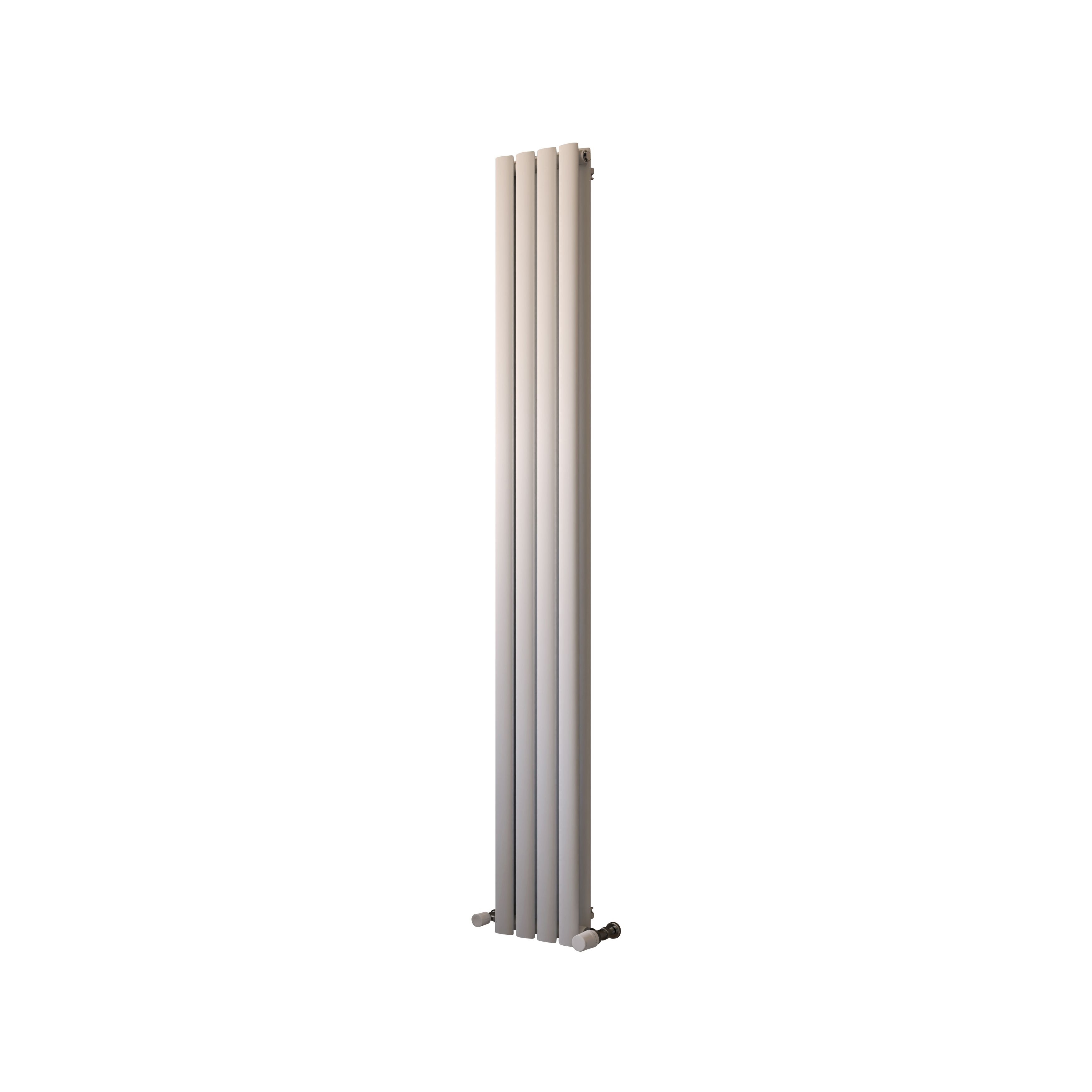 Ximax Fortuna Duplex White Vertical Designer Radiator, (W)236mm x (H)1800mm