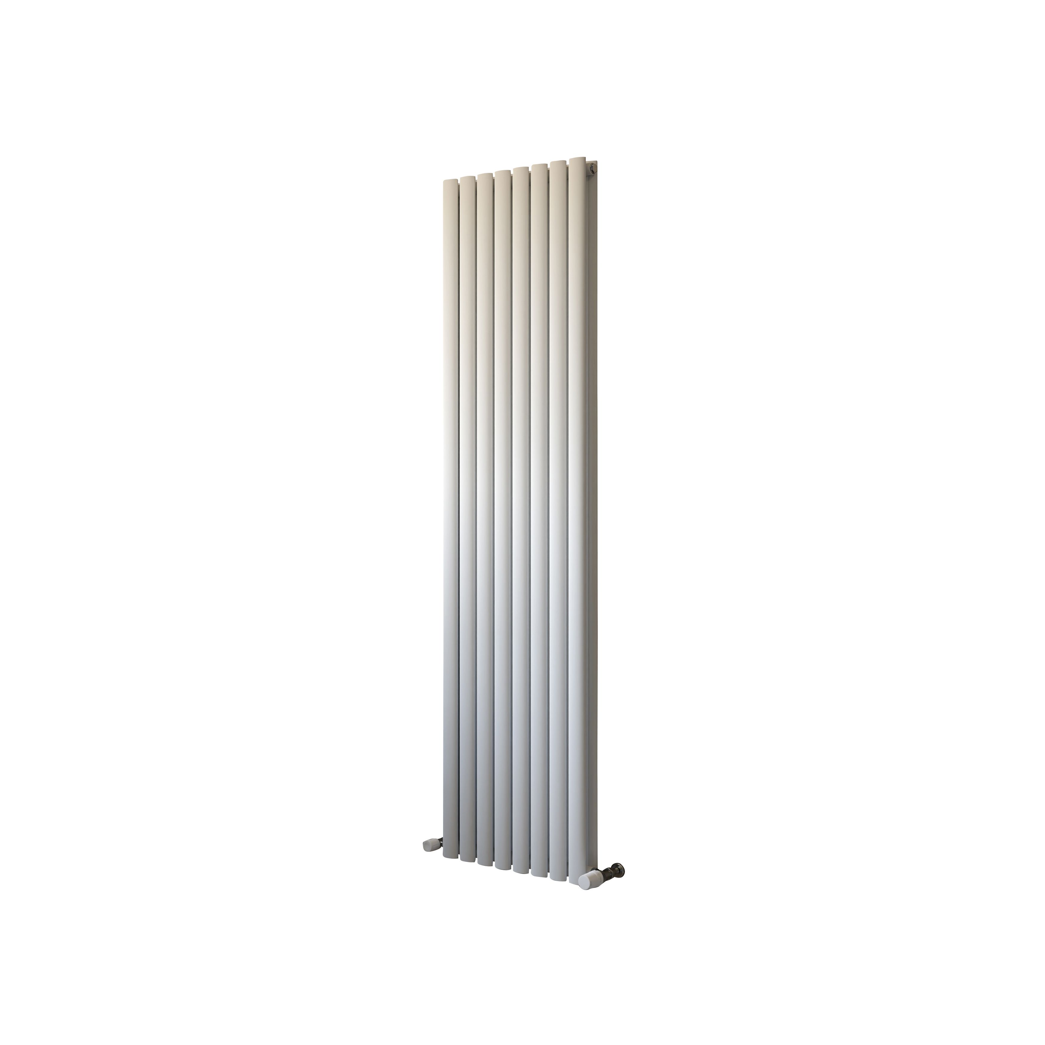 Ximax Fortuna Duplex White Vertical Designer Radiator, (W)472mm x (H)1800mm