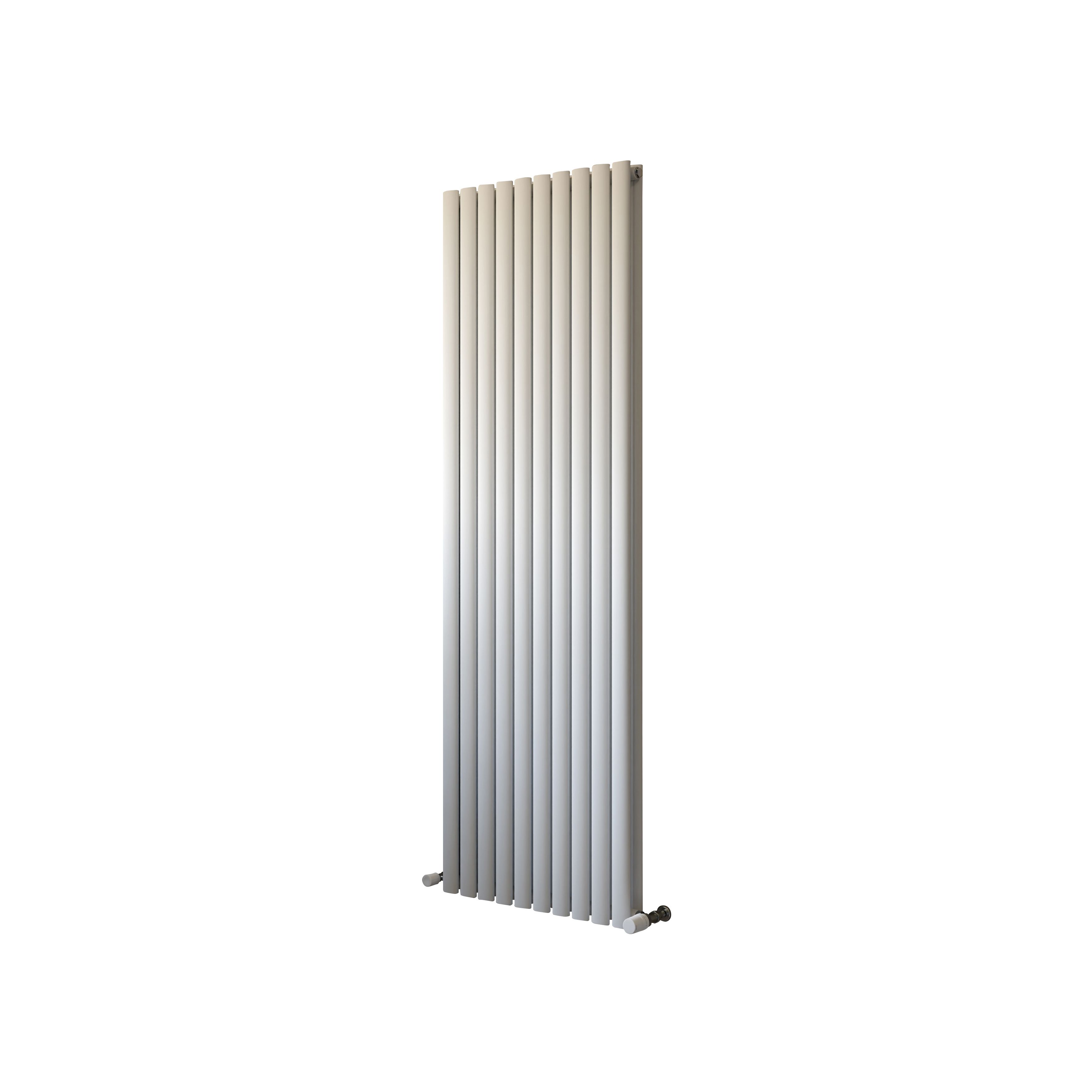 Ximax Fortuna Duplex White Vertical Designer Radiator, (W)590mm x (H)1800mm