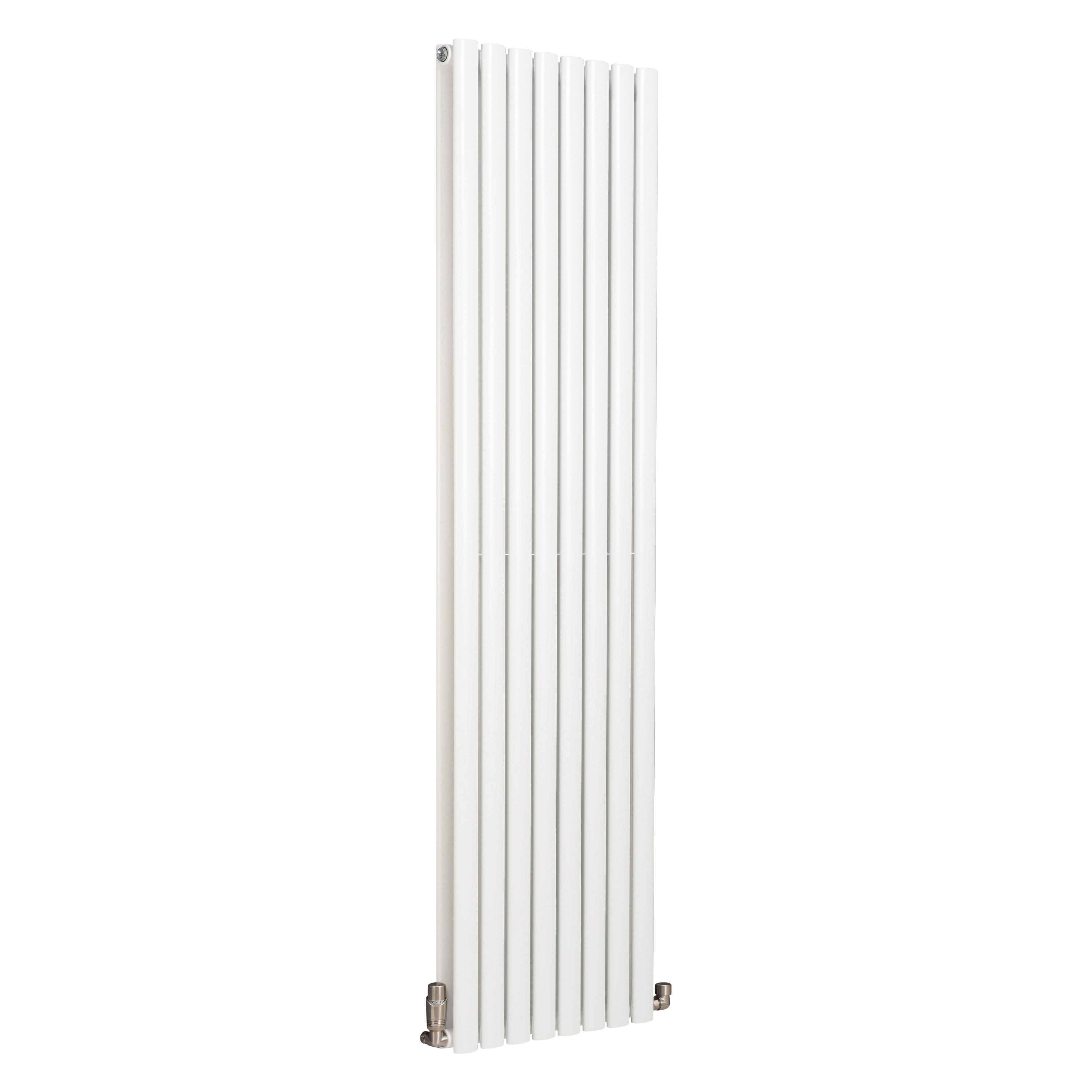 Ximax Fortuna Duplex White Vertical Designer Radiator, (W)590mm x (H)1800mm