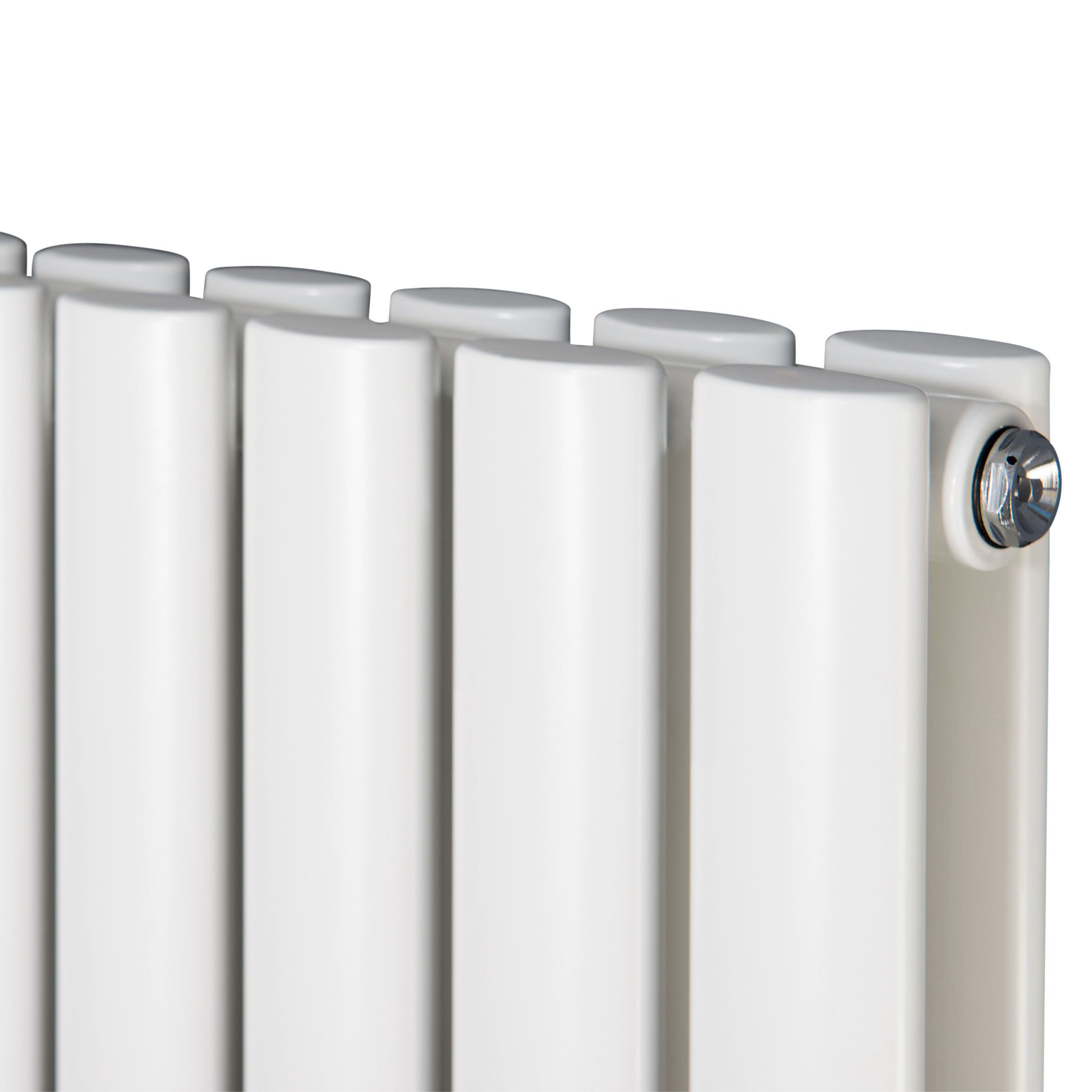 Ximax Fortuna Duplex White Vertical Designer Radiator, (W)590mm x (H)1800mm