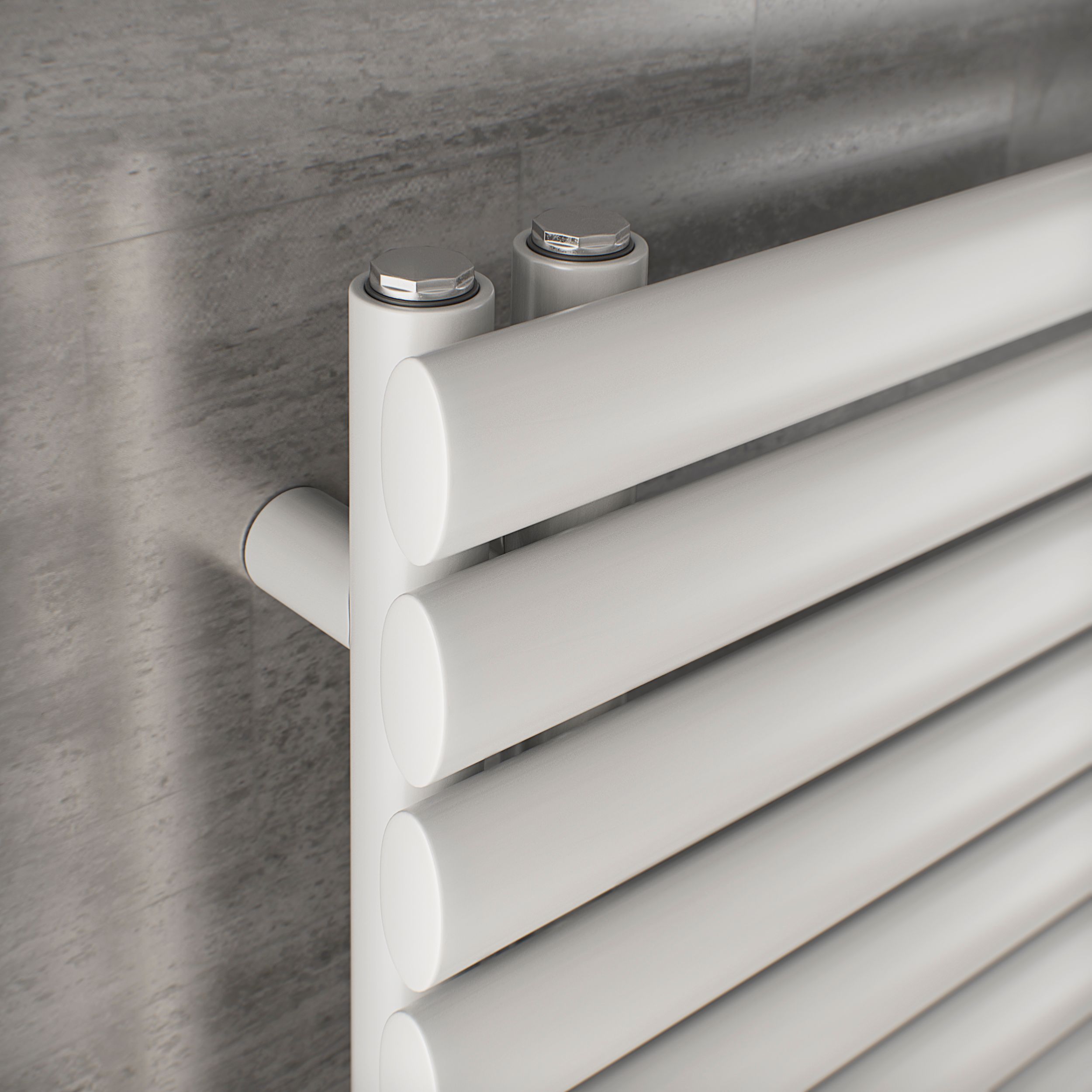 Ximax Fortuna Open White Towel warmer (W)600mm x (H)1164mm