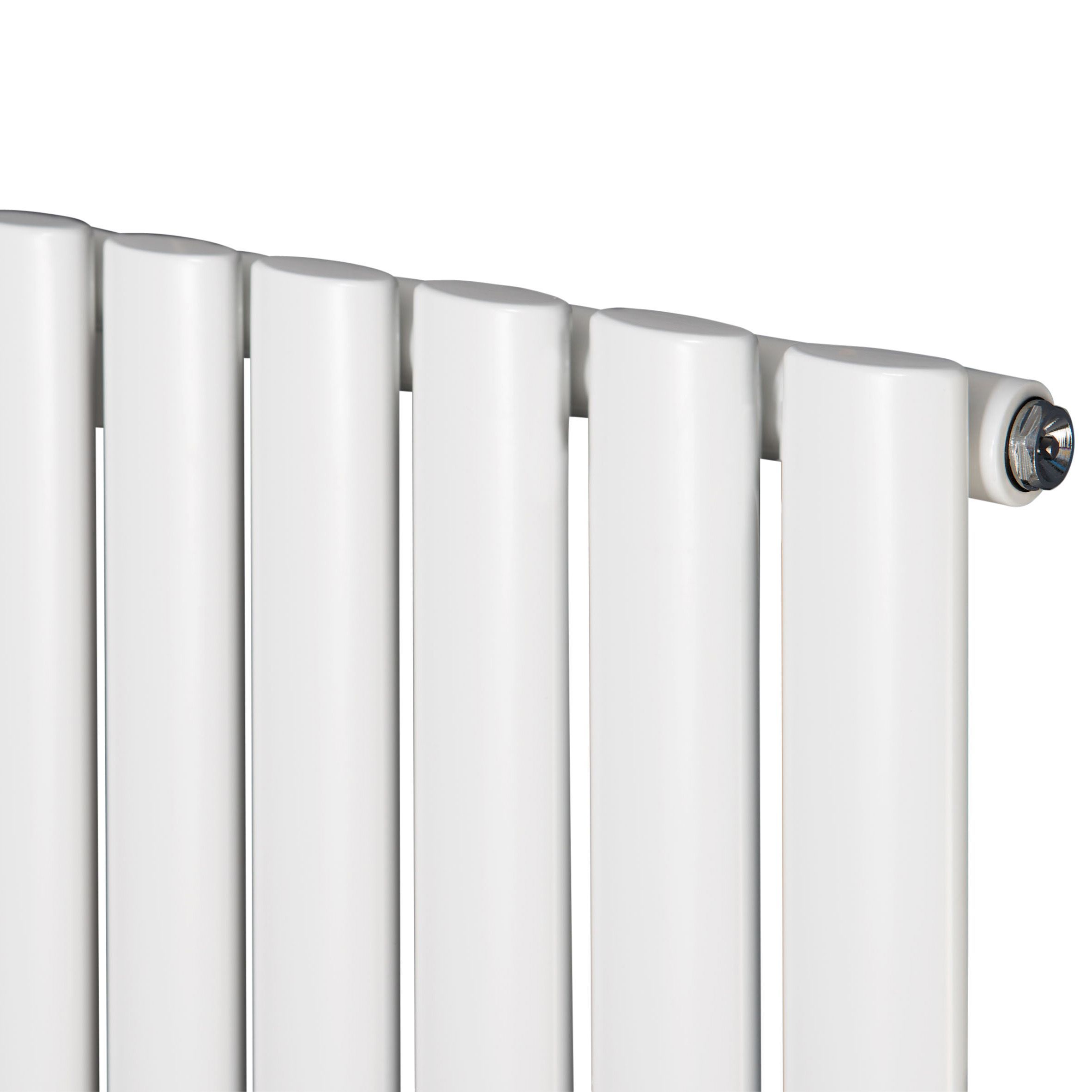Ximax Fortuna White Horizontal Designer Radiator, (W)1180mm x (H)600mm