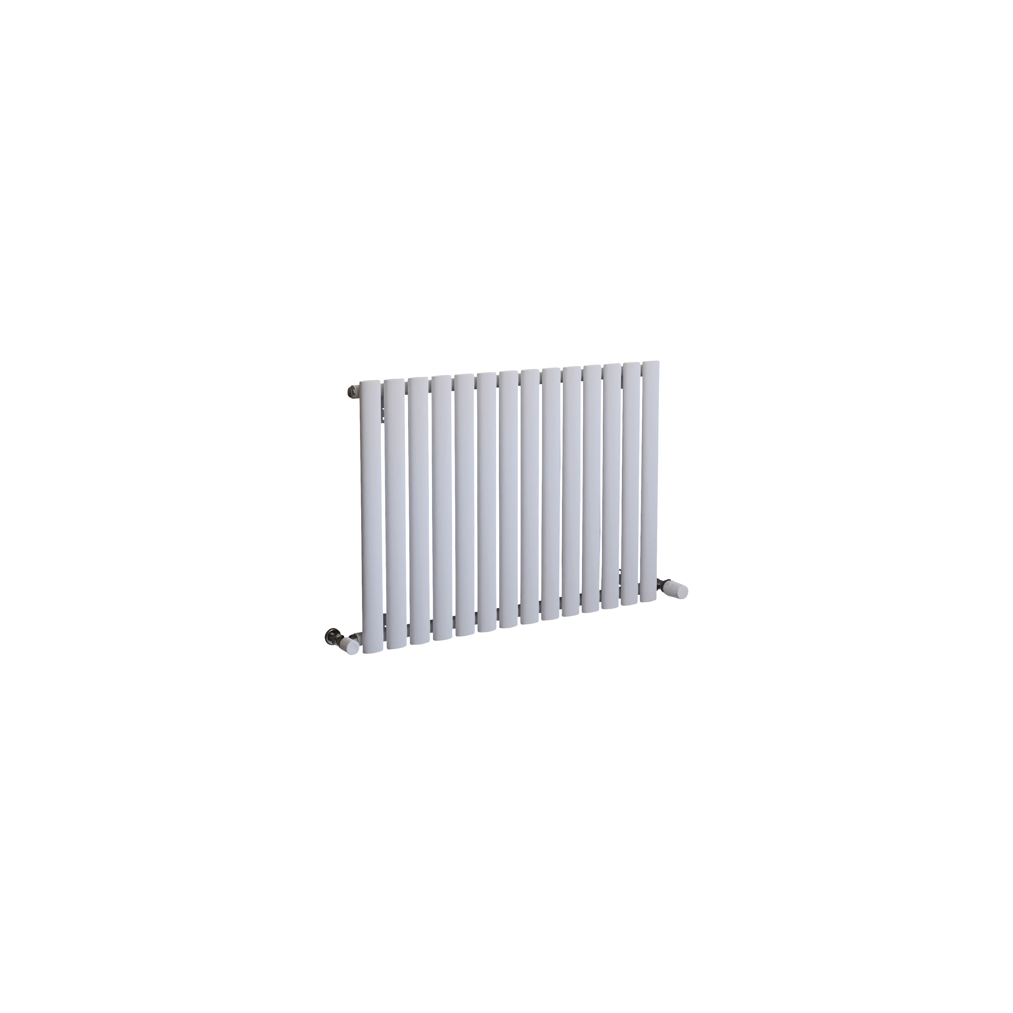 Ximax Fortuna White Horizontal Designer Radiator, (W)826mm x (H)600mm