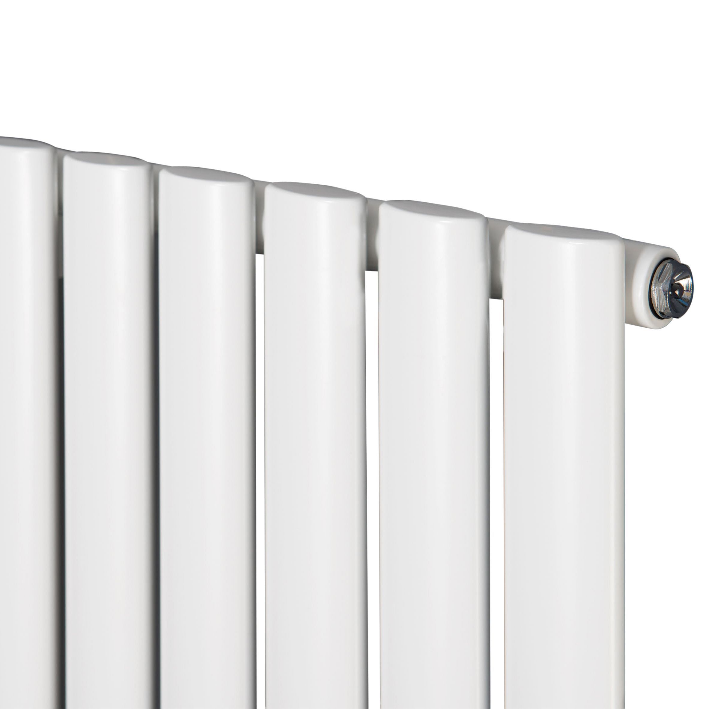 Ximax Fortuna White Horizontal Designer Radiator, (W)826mm x (H)600mm