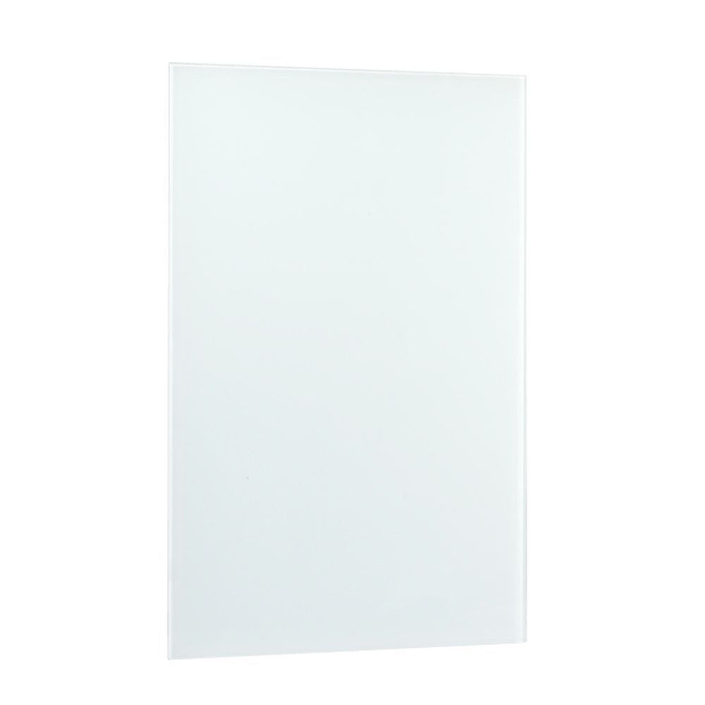 Ximax Infrared glass White Horizontal Designer Radiator, (W)900mm x (H)600mm