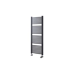 Ximax K4 Vertical Towel radiator, Anthracite (W)580mm (H)1215mm