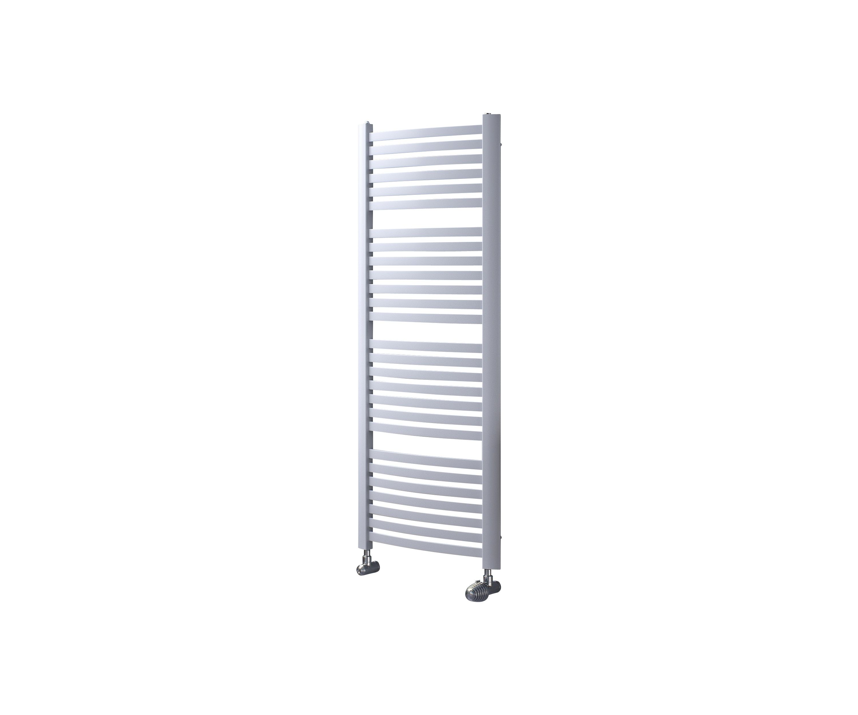 Ximax K4, White Vertical Curved Towel radiator (W)480mm x (H)765mm