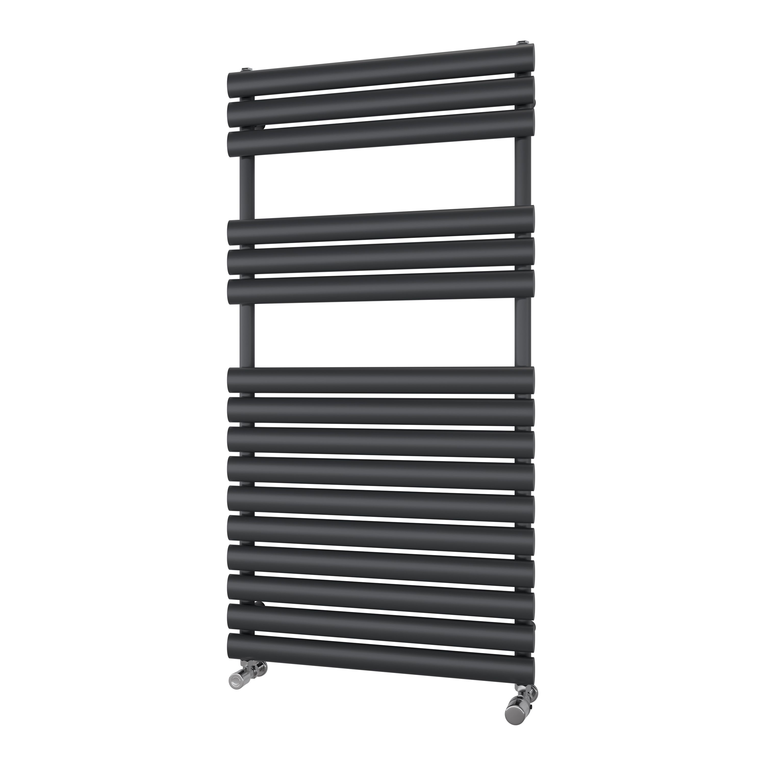 Ximax Nestor Satin anthracite Vertical Designer Radiator, (W)600mm x (H)1164mm