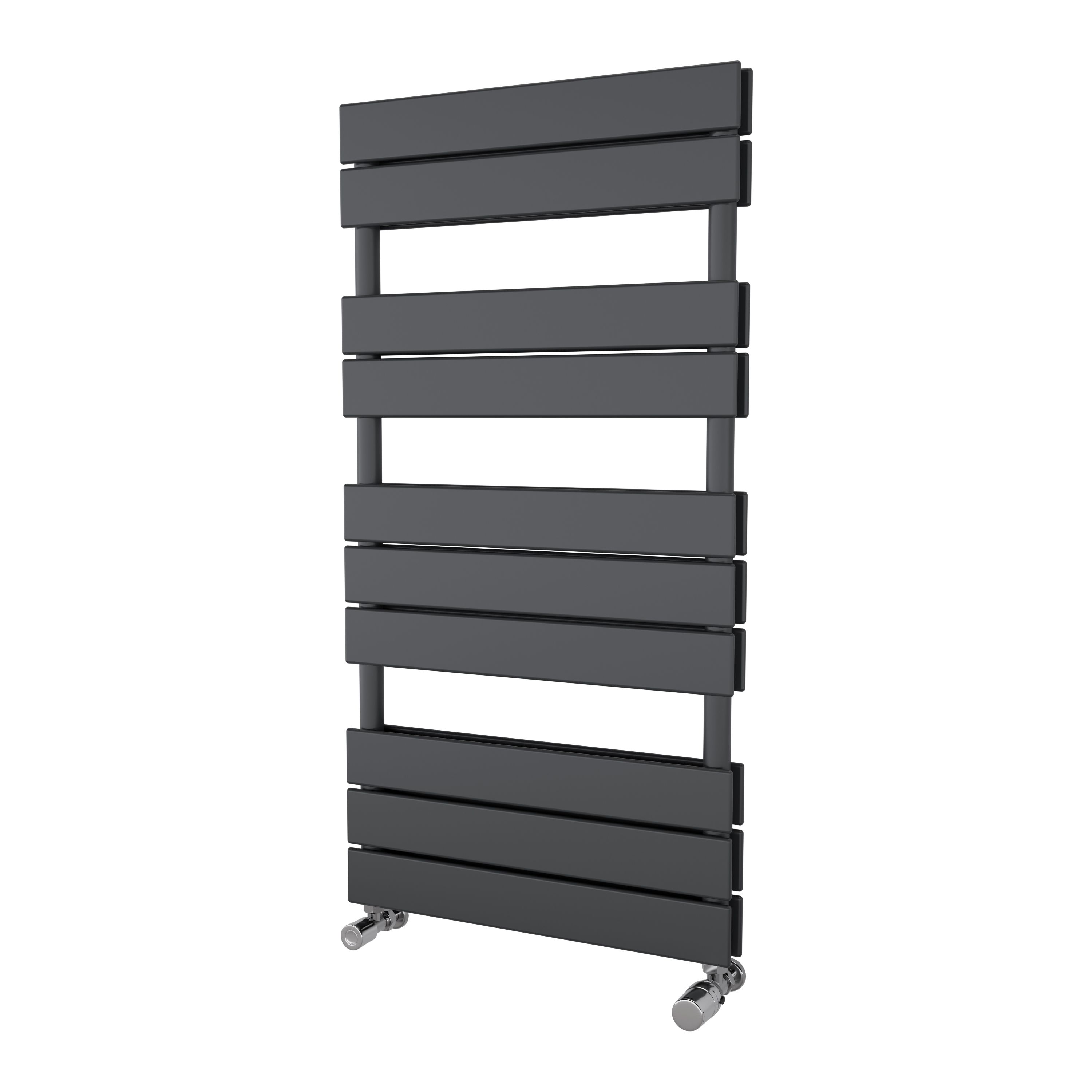Ximax P2 Duplex, Anthracite Vertical Flat Towel radiator (W)500mm x (H)970mm